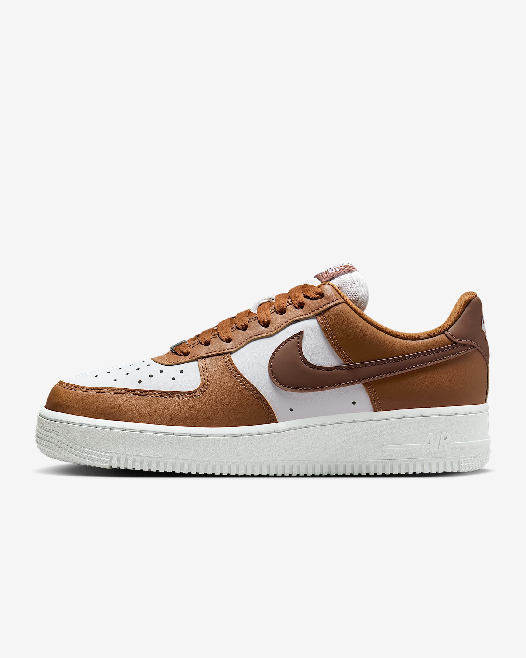 Nike Air Force 1 '07 Women's Shoes - Hazelnut/White/Metallic Silver/Fauna Brown