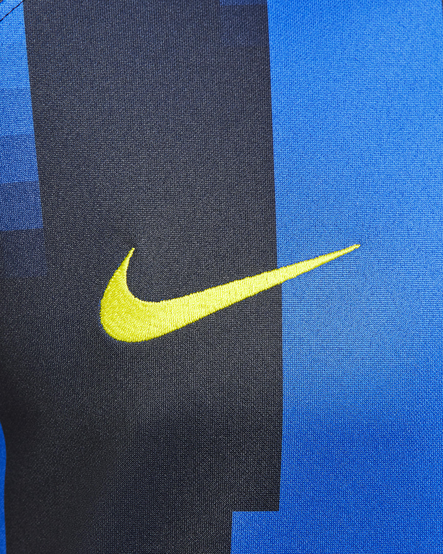 Jersey de fútbol Nike Dri-FIT del Inter de Milán local 2023/24 Stadium para hombre - Azul Lyon/Negro/Amarillo vibrante