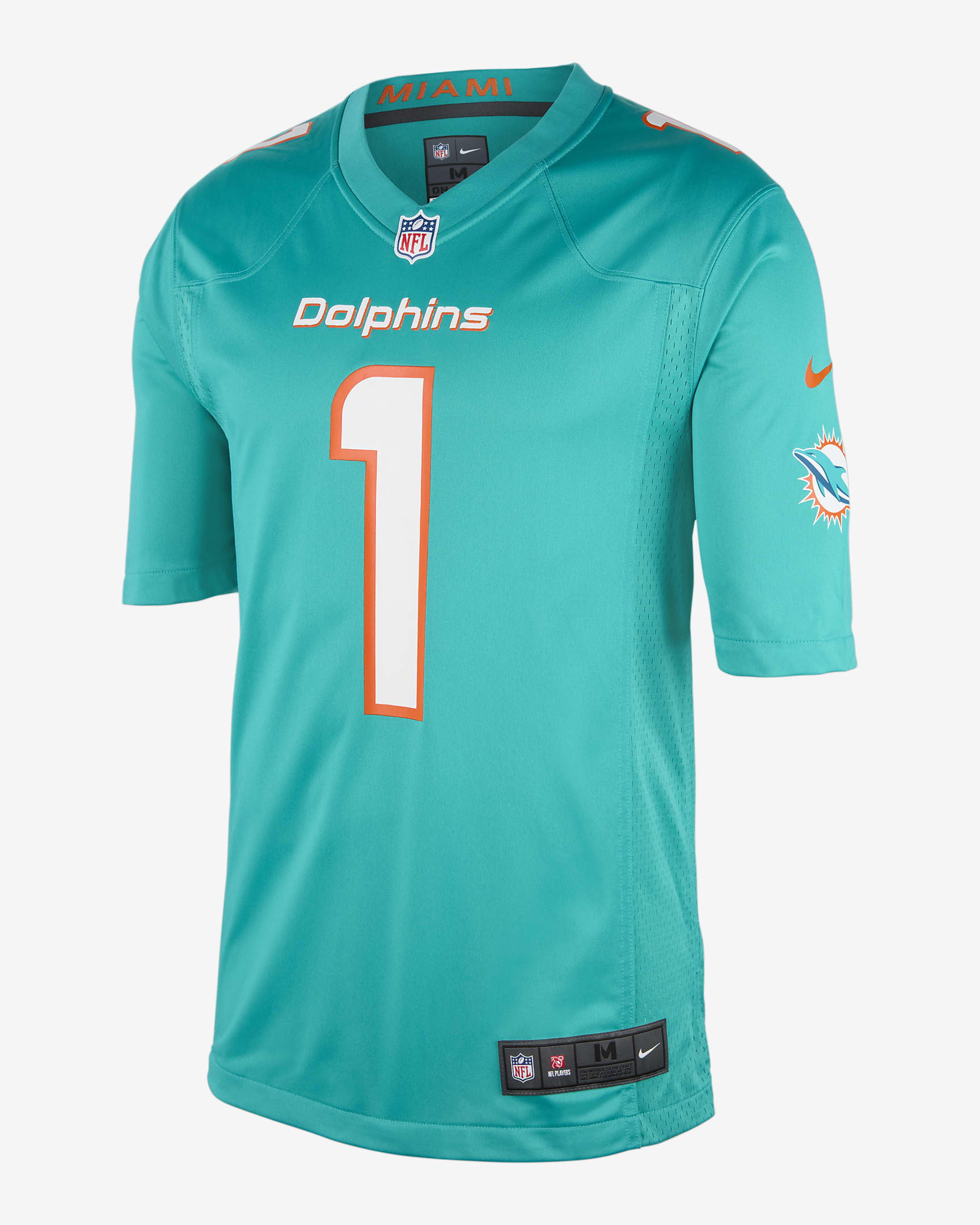 NFL Miami Dolphins (Tua Tagovailoa) Men's Game Football Jersey. Nike NL