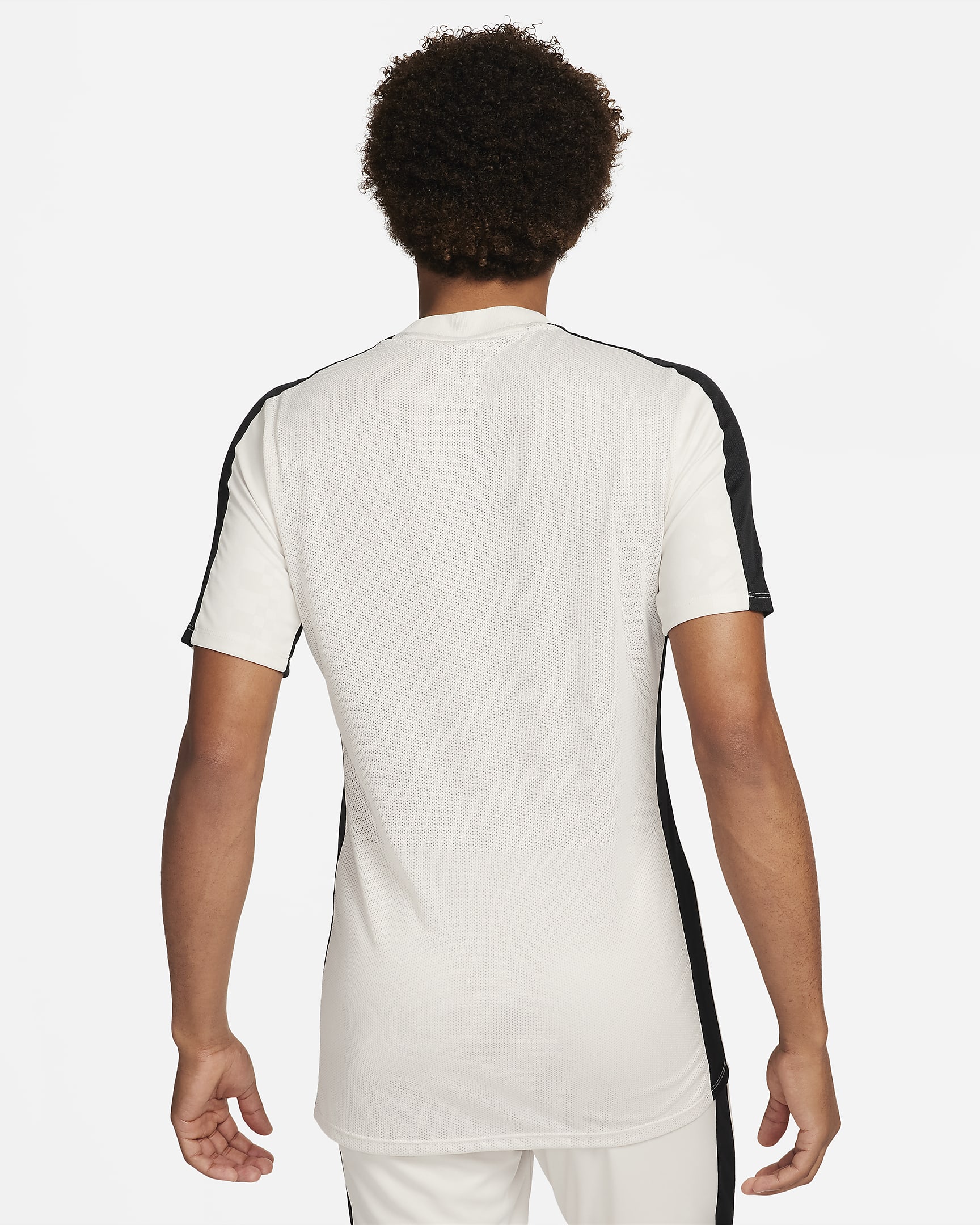 Playera de fútbol de manga corta Dri-FIT para hombre Nike Academy - Marrón verdoso claro/Negro/Blanco