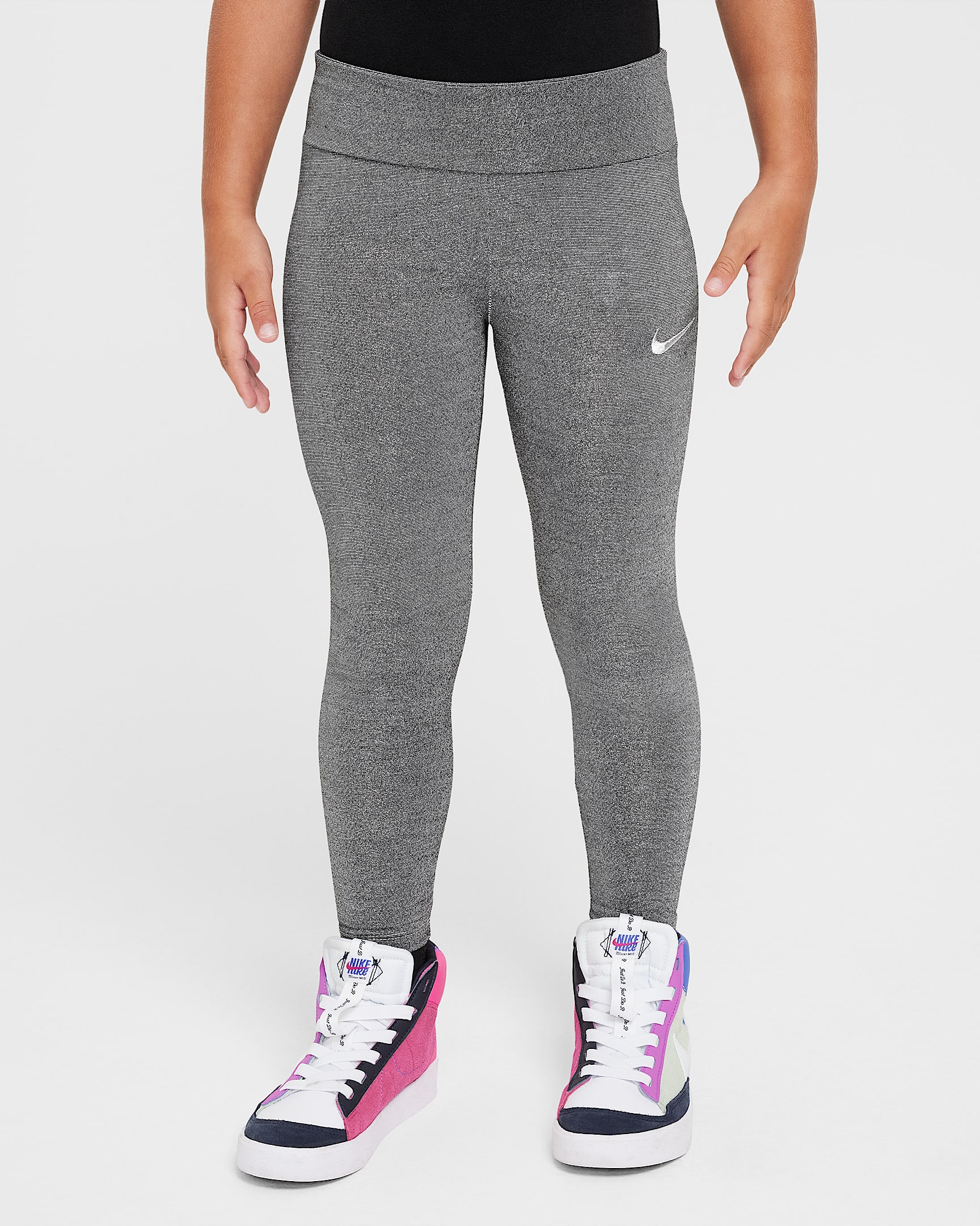 Nike Shine Leggings für jüngere Kinder - Schwarz