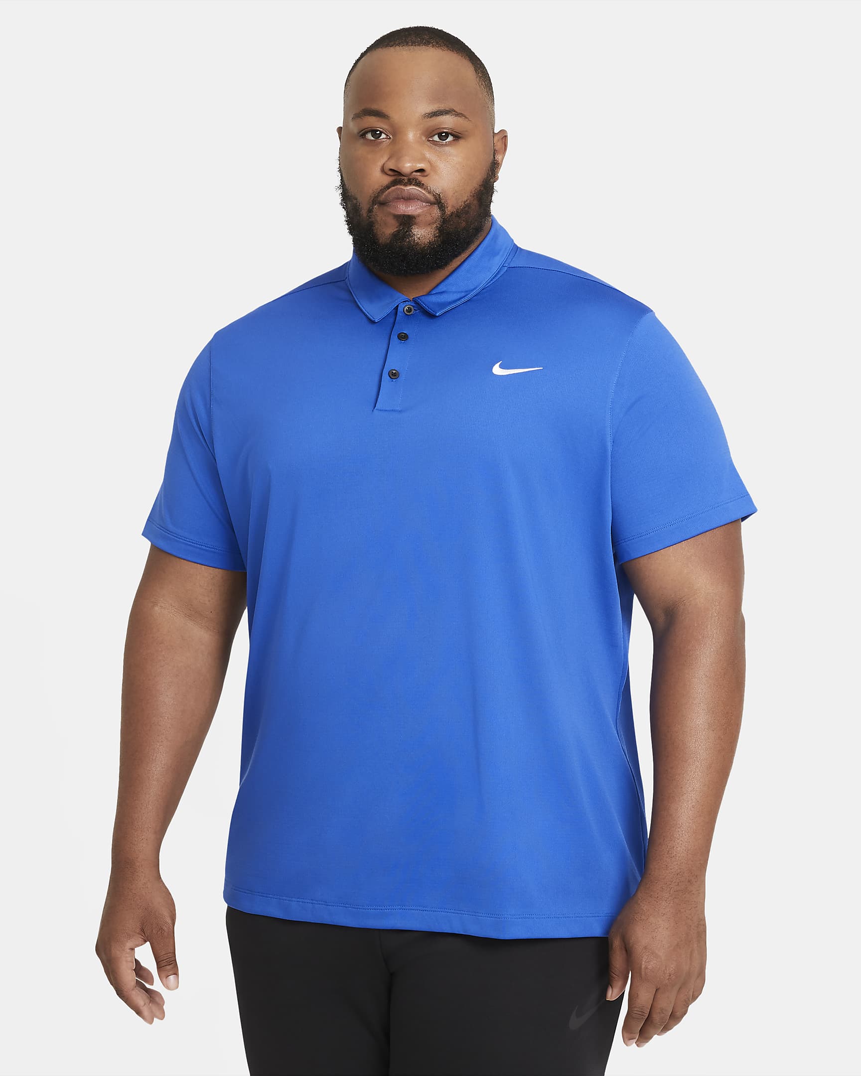 Nike Men's Football Polo - Game Royal/Black/White