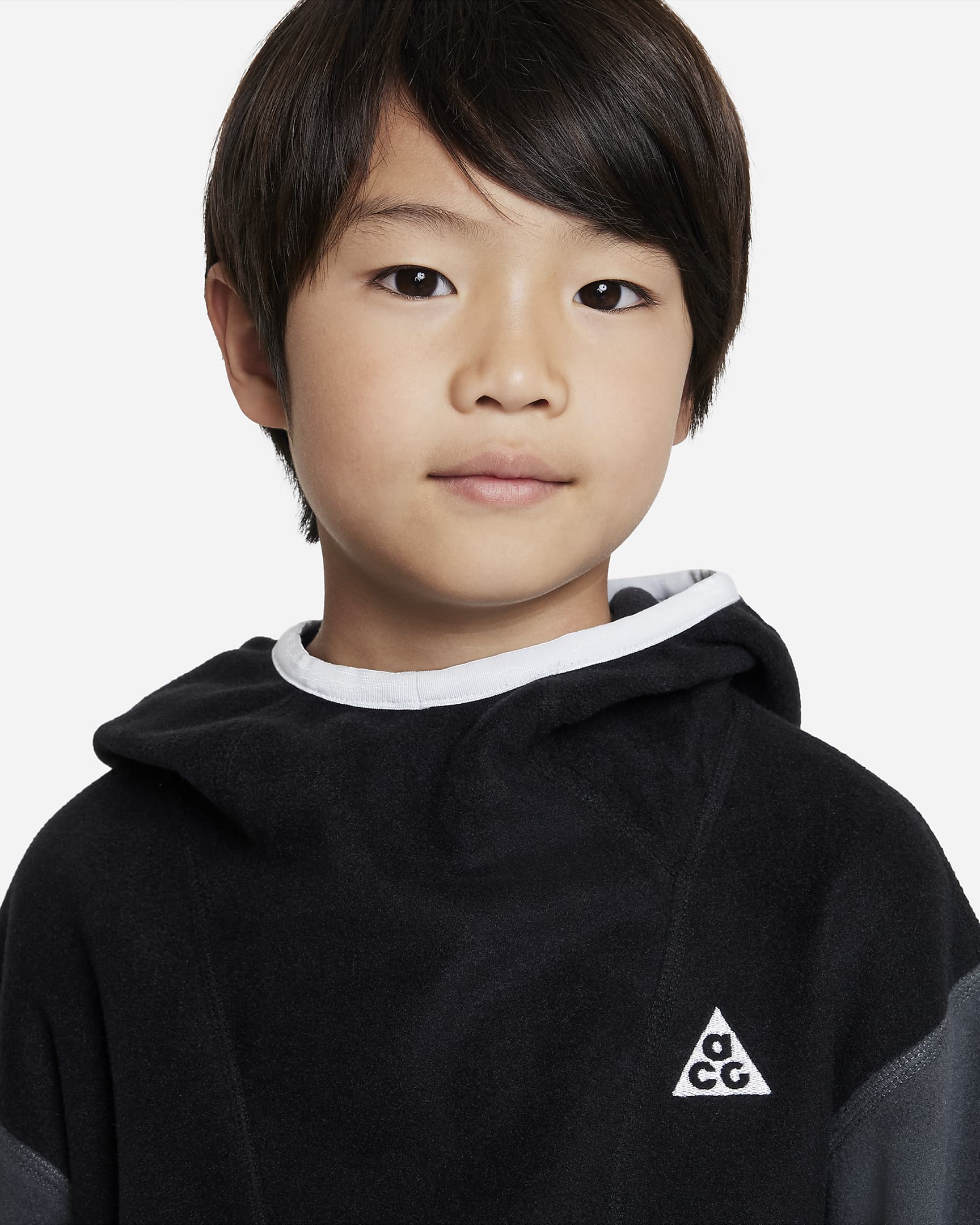 Nike ACG PolartecÂ® 'Wolf Tree' Younger Kids' Pullover Hoodie. Nike LU