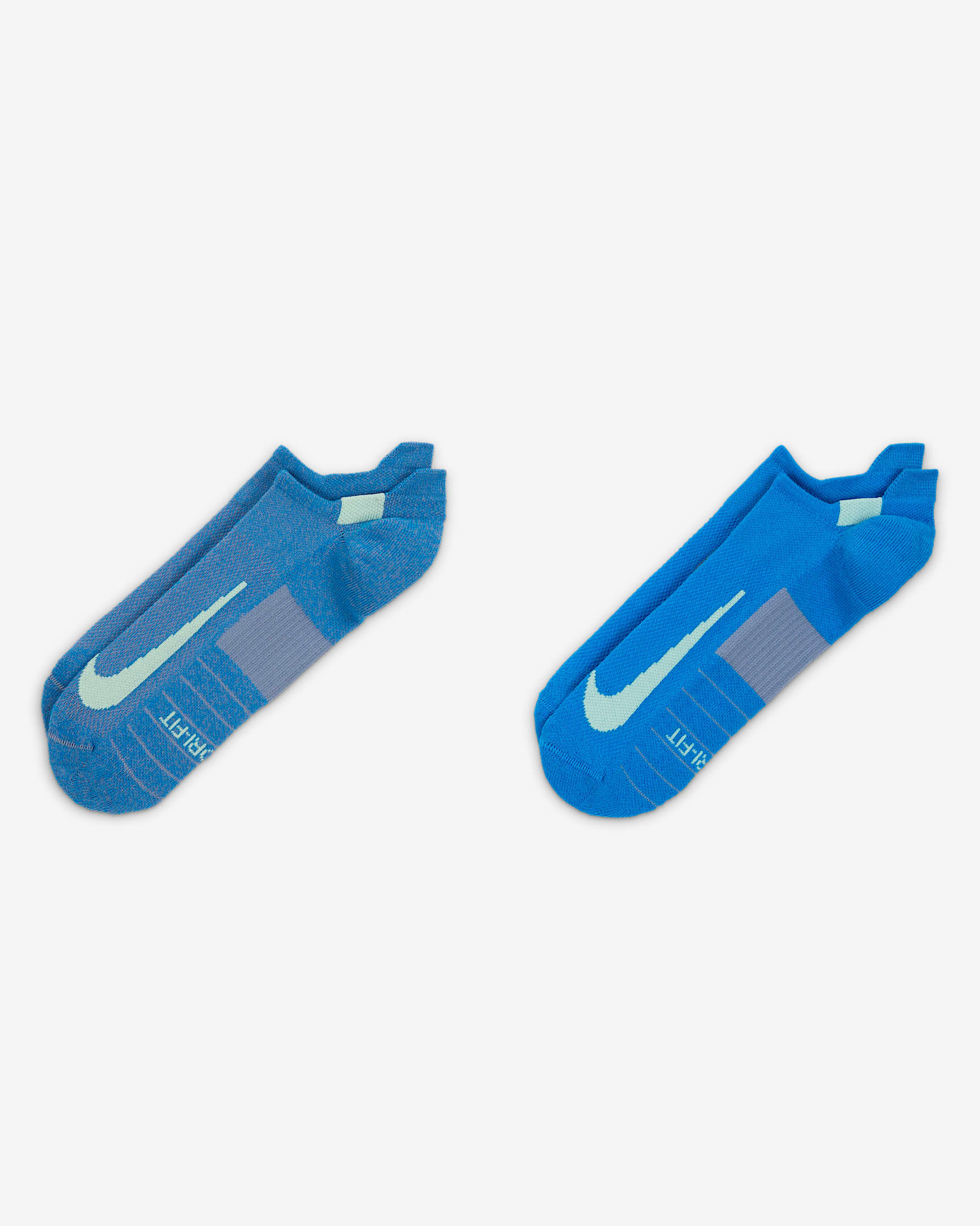 Nike Multiplier Running NoShow Socks (2 Pairs). Nike ID