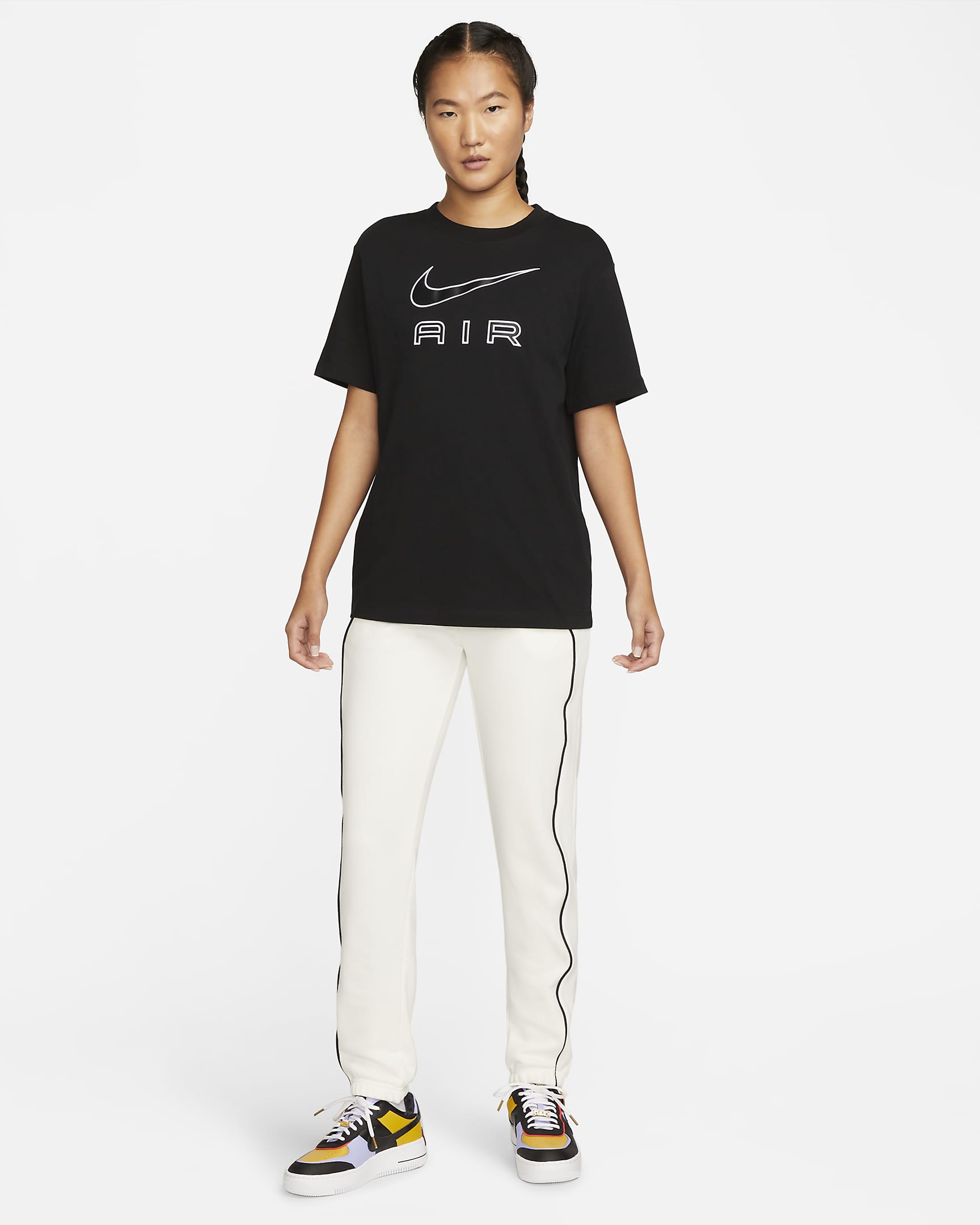 Nike Air Women's T-Shirt - Black/White