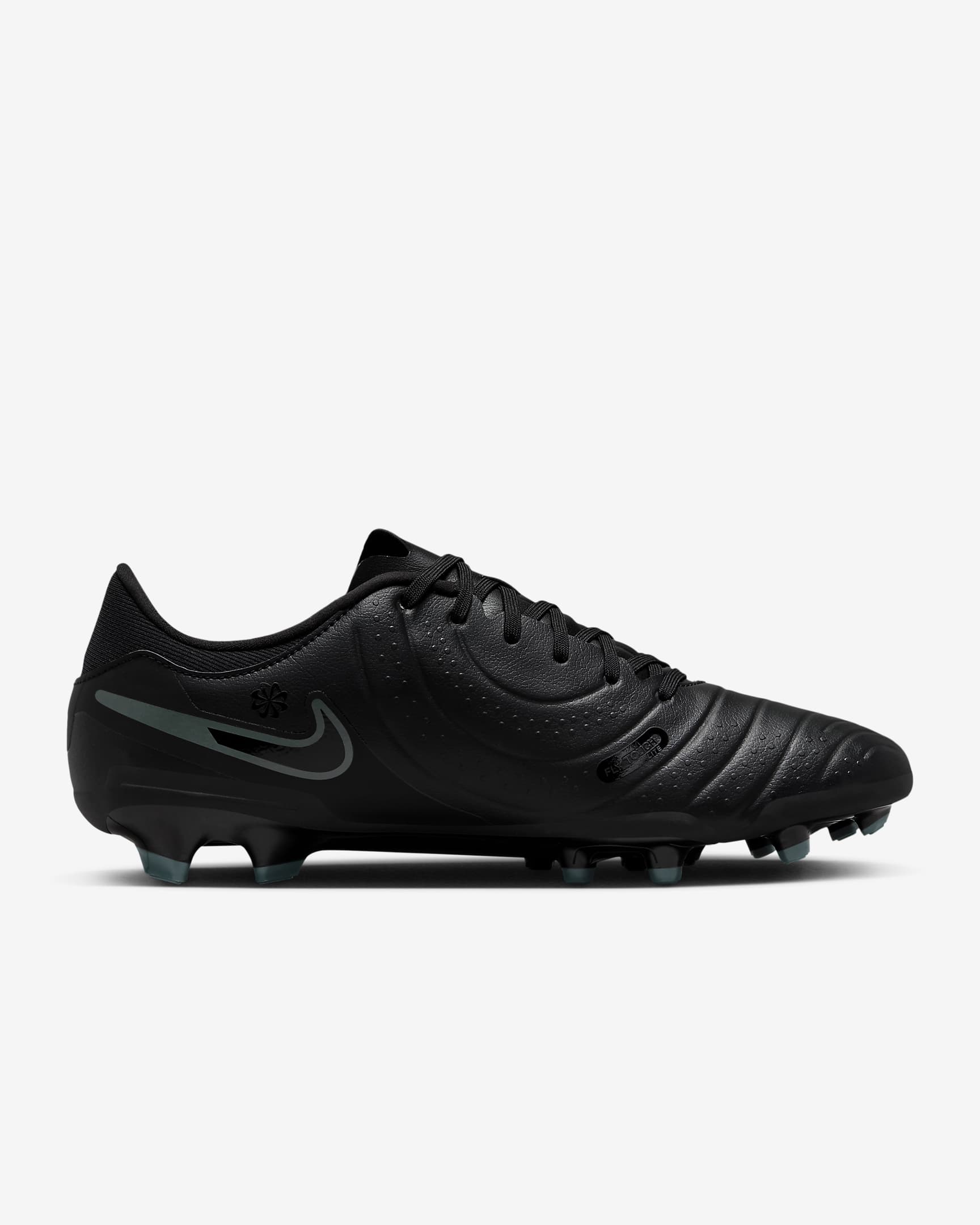 Nike Tiempo Legend 10 Academy Low Top-fodboldstøvler til flere typer underlag - sort/Deep Jungle/sort