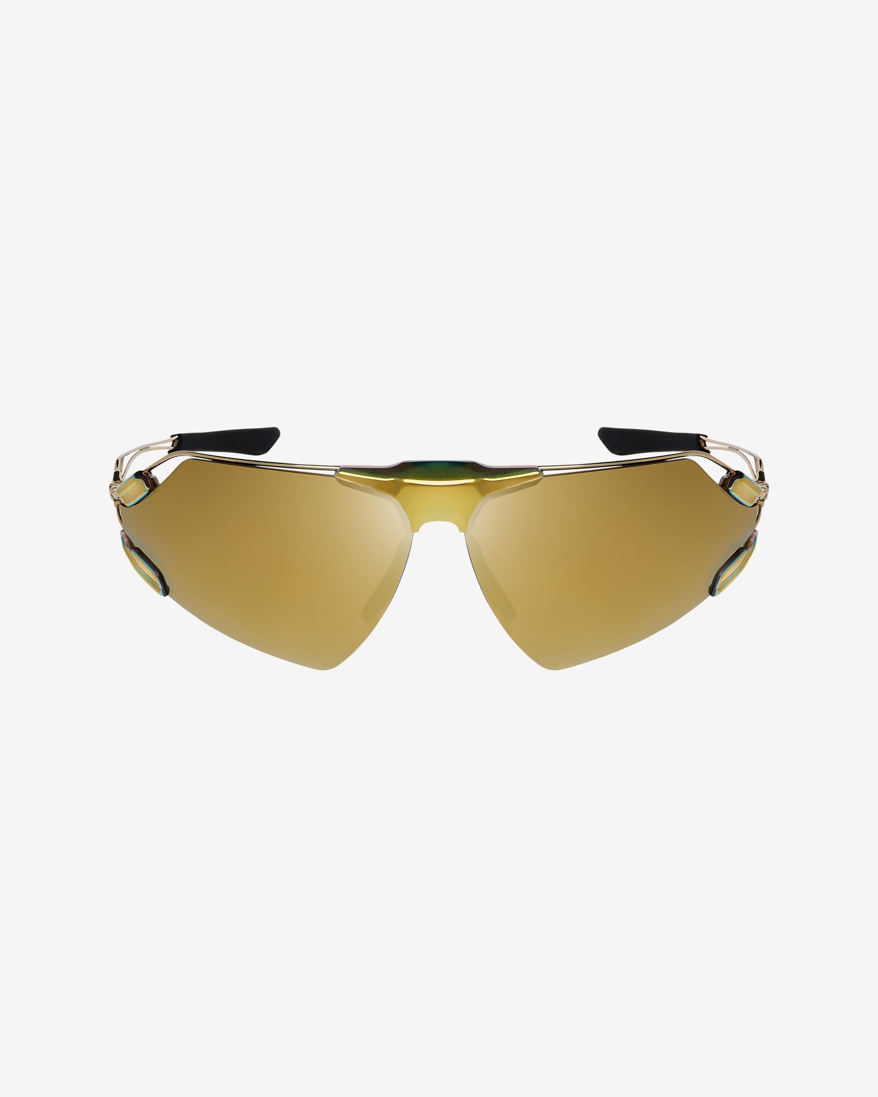 Nike Zeus Edge Mirrored Sunglasses - Gold