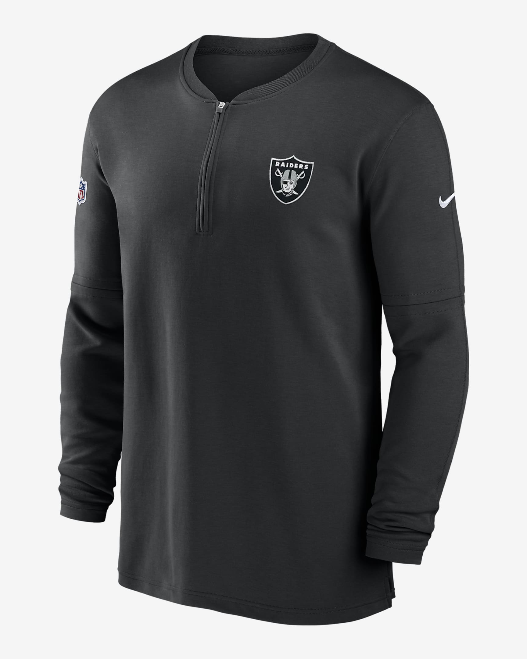 Playera de manga larga Nike Dri-FIT de la NFL de medio cierre para ...