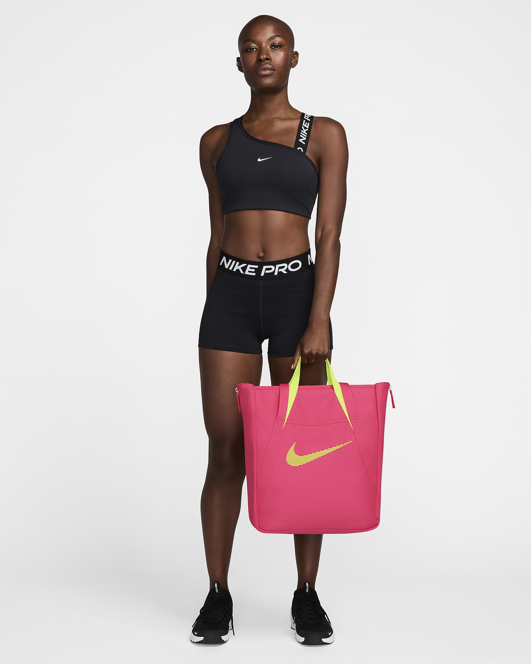 Torba na siłownię Nike (28 l) - Aster Pink/Volt/Volt