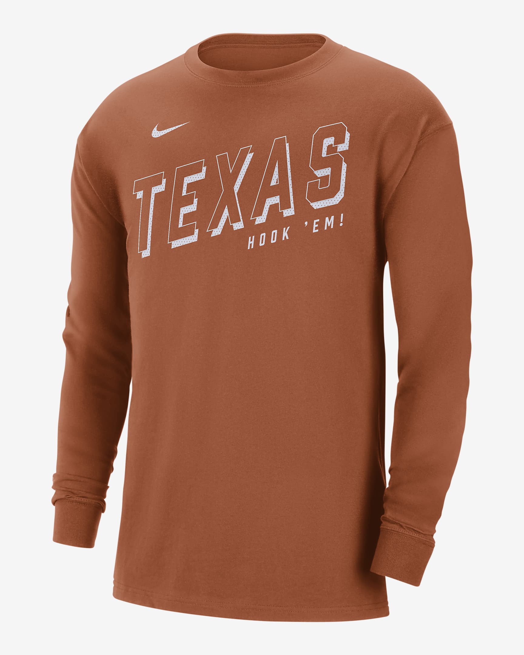 Playera Max90 de manga larga universitaria Nike para hombre Texas. Nike.com