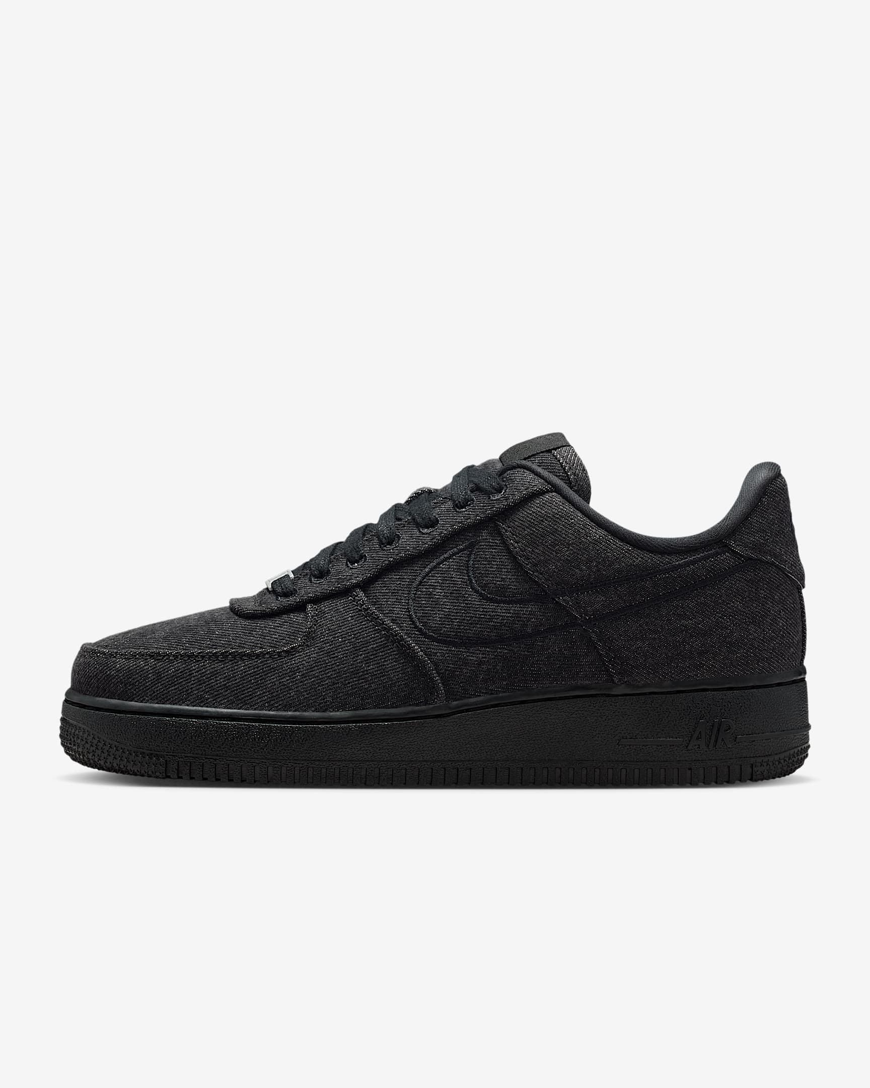 Air Force 1 '07 LV8 Women's Shoes - Black/White/Metallic Silver/Black