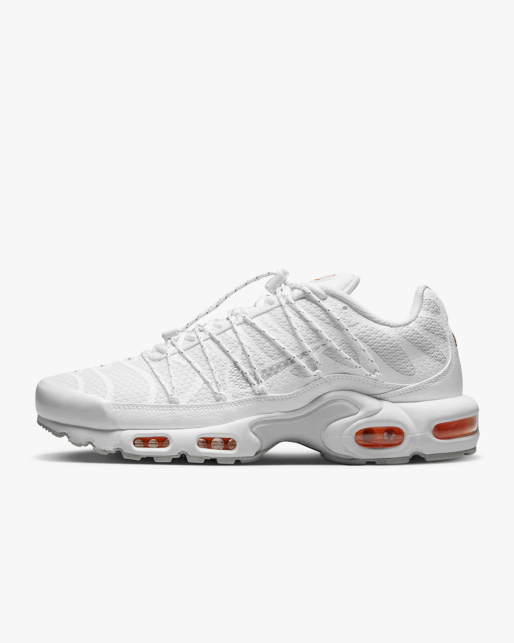 Chaussure Nike Air Max Plus Utility pour homme - Blanc/Safety Orange/Pure Platinum