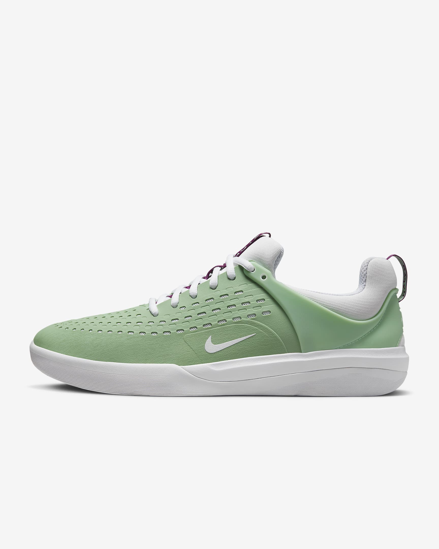 Nike SB Nyjah 3 Skate Shoes - Enamel Green/Enamel Green/White/White