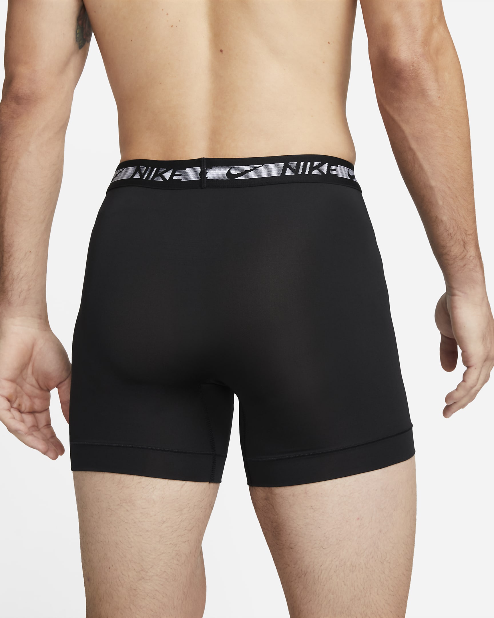 Ropa interior para hombre Nike Dri-FIT Ultra-Stretch Micro (paquete de 3) - Negro