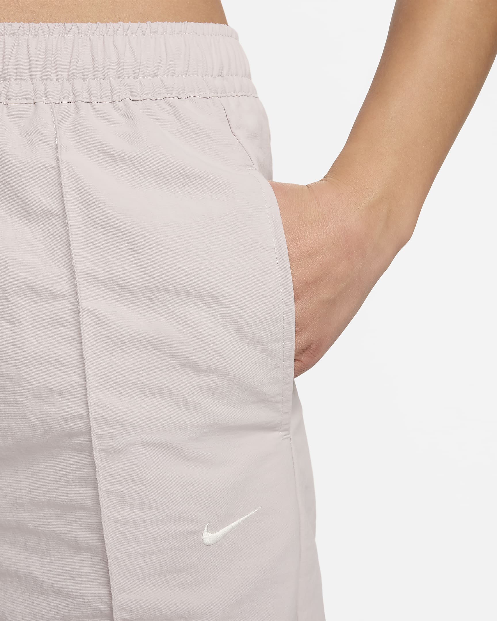 Pants de tiro medio con dobladillo abierto para mujer Nike Sportswear ...