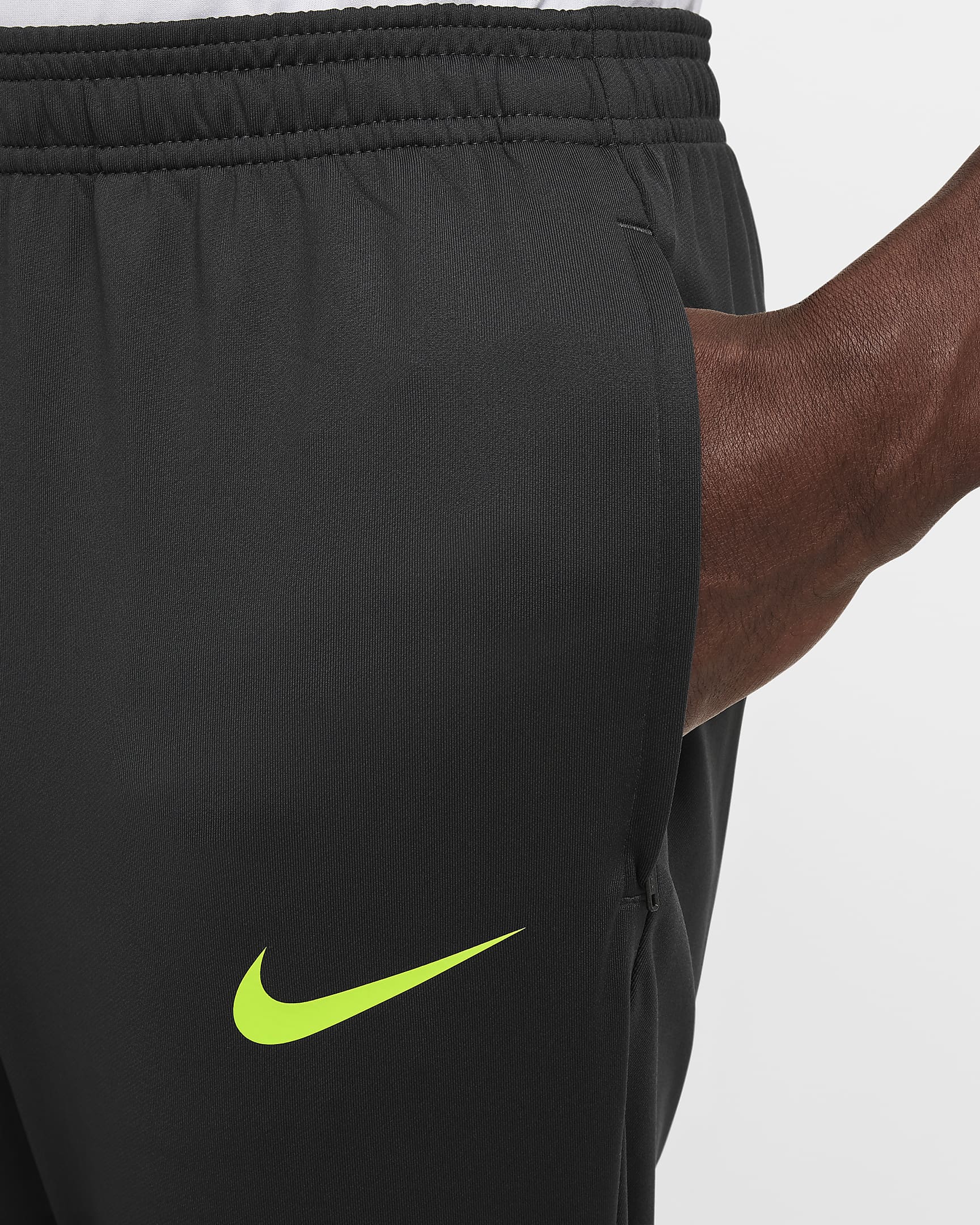 Pantalon de foot Dri-FIT Nike Strike pour homme - Anthracite/Volt/Volt