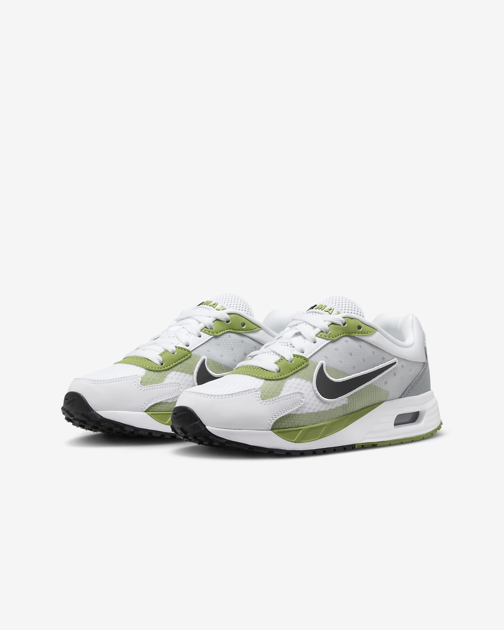 Nike Air Max Solo Older Kids' Shoes - White/Chlorophyll/Smoke Grey/Black