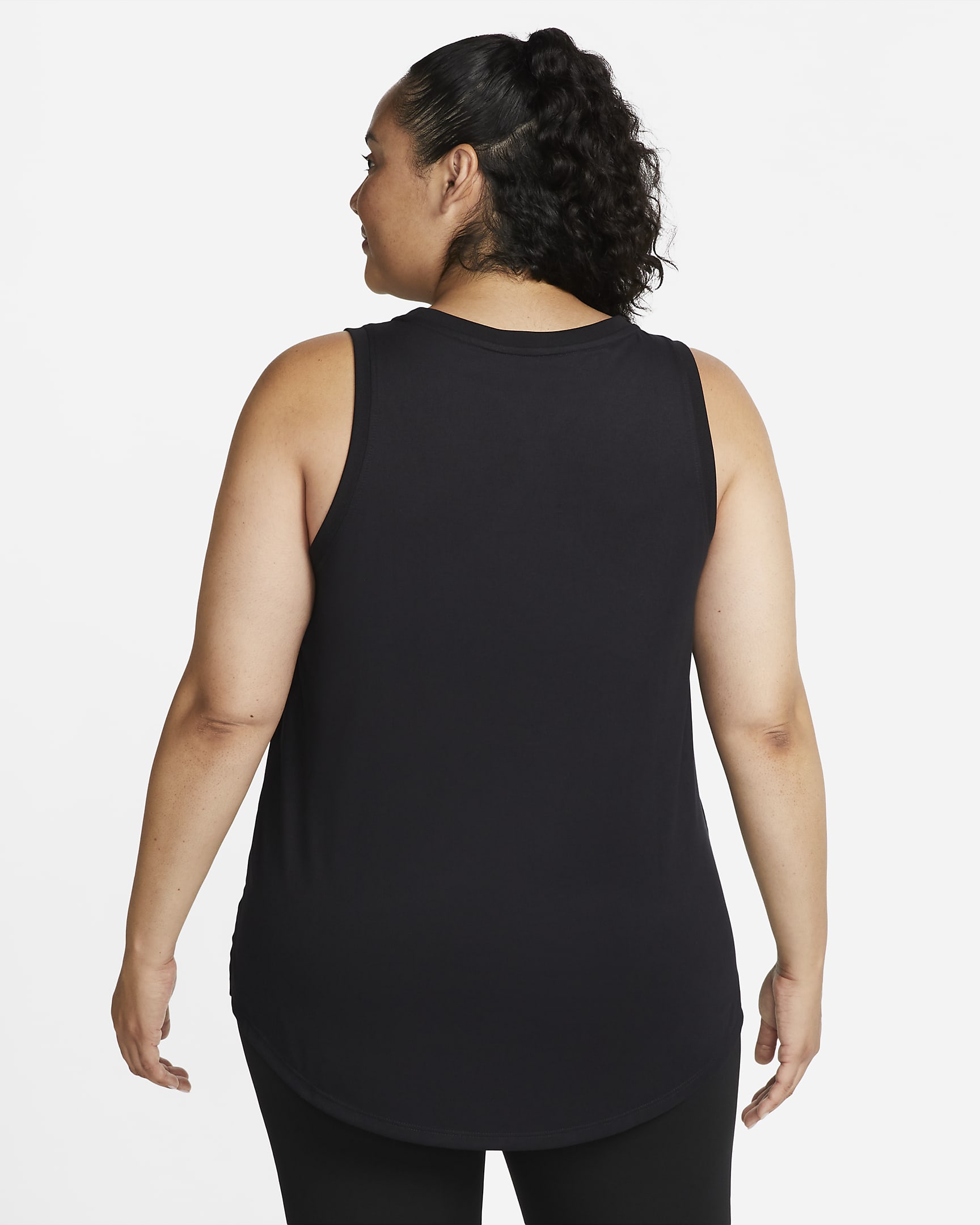 Nike Dri-FIT Women's Tank (Plus Size) - Black/White