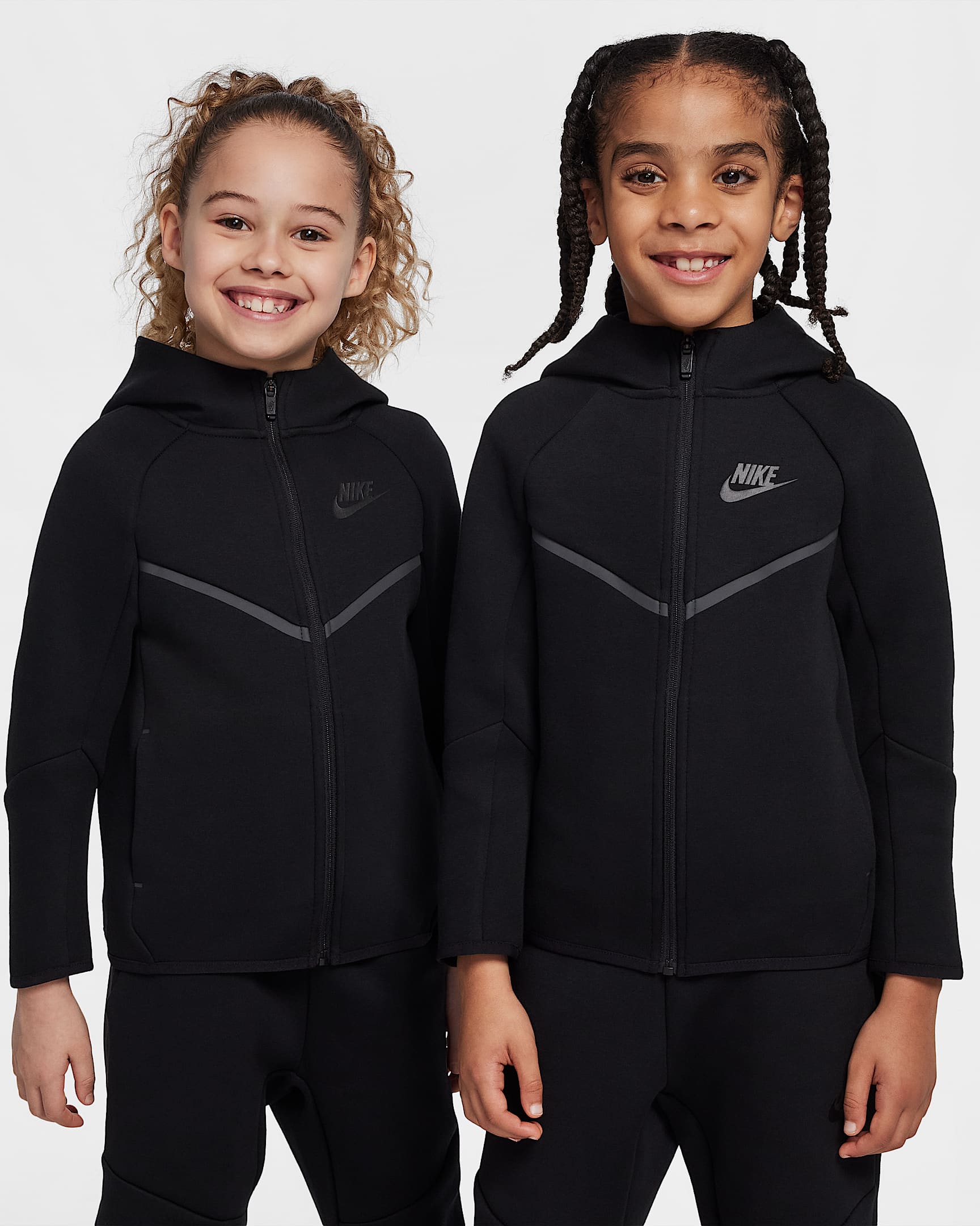 Nike Sportswear Little Kids' Tech Fleece 2-Piece Full-Zip Set - Black