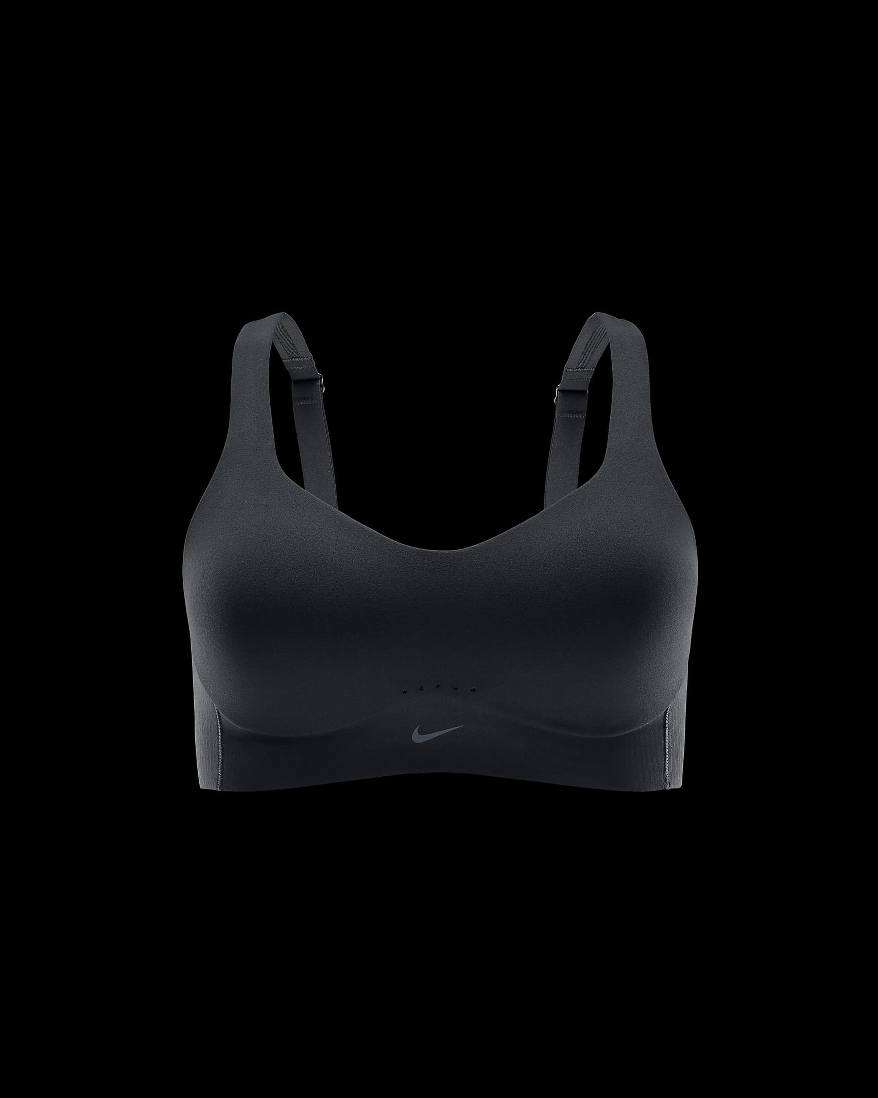 Brassière de sport convertible et rembourrée Nike Alate High Support pour femme - Noir/Cool Grey