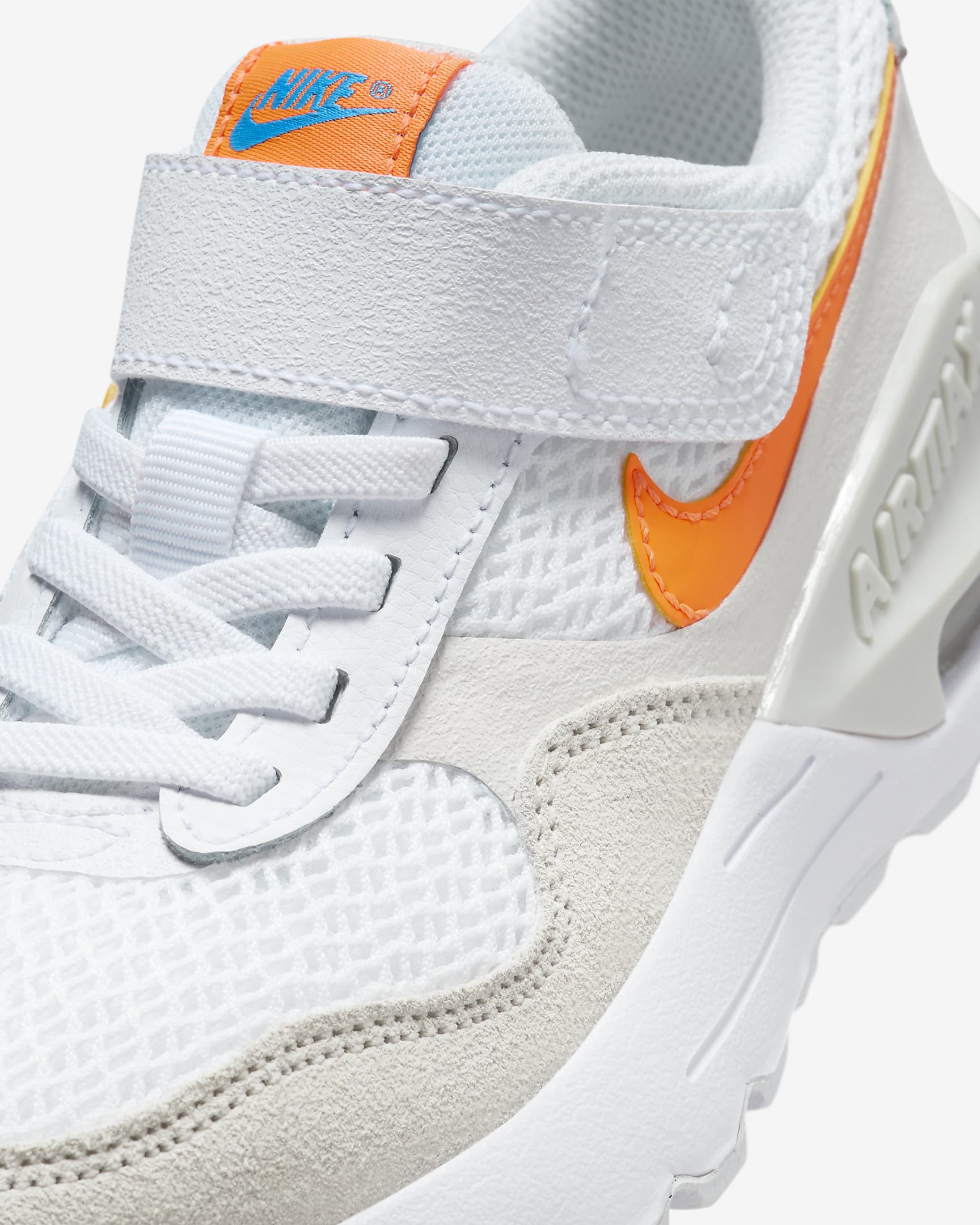 Nike Air Max SYSTM Younger Kids' Shoes - White/Phantom/Photon Dust/Total Orange