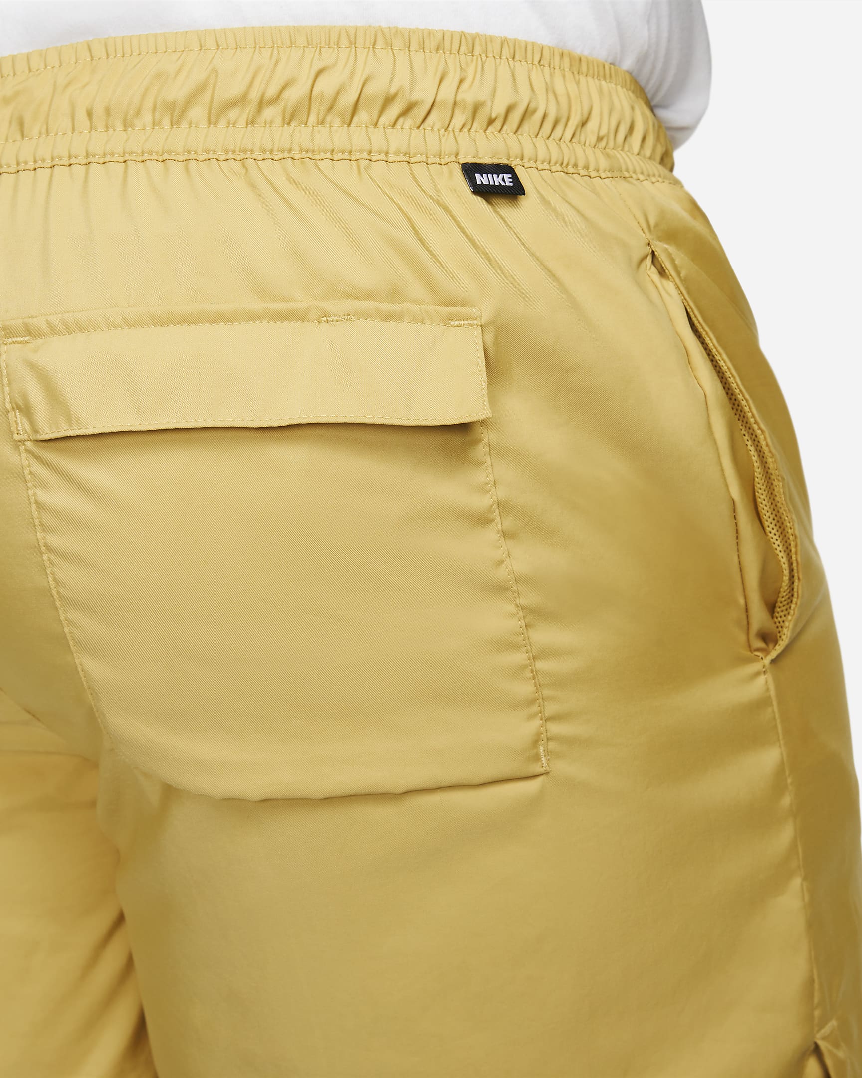 Nike Sportswear Sport Essentials Men's Woven Lined Flow Shorts - Wheat Gold/White