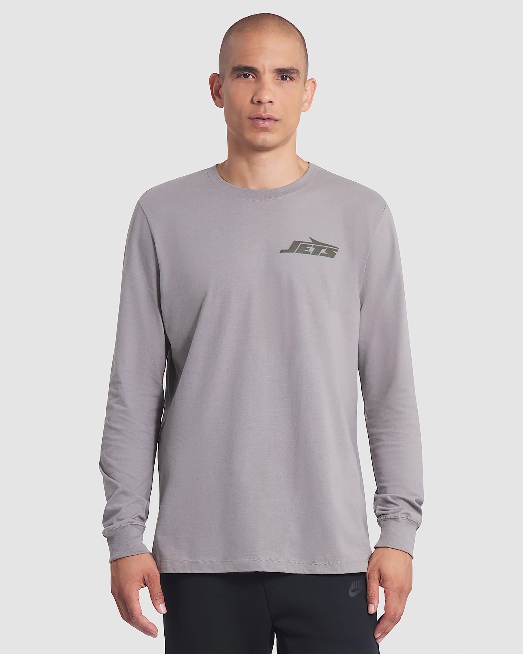 New York Jets Rivalries Collection Essential Men's Nike NFL Long-Sleeve T-Shirt - Charcoal