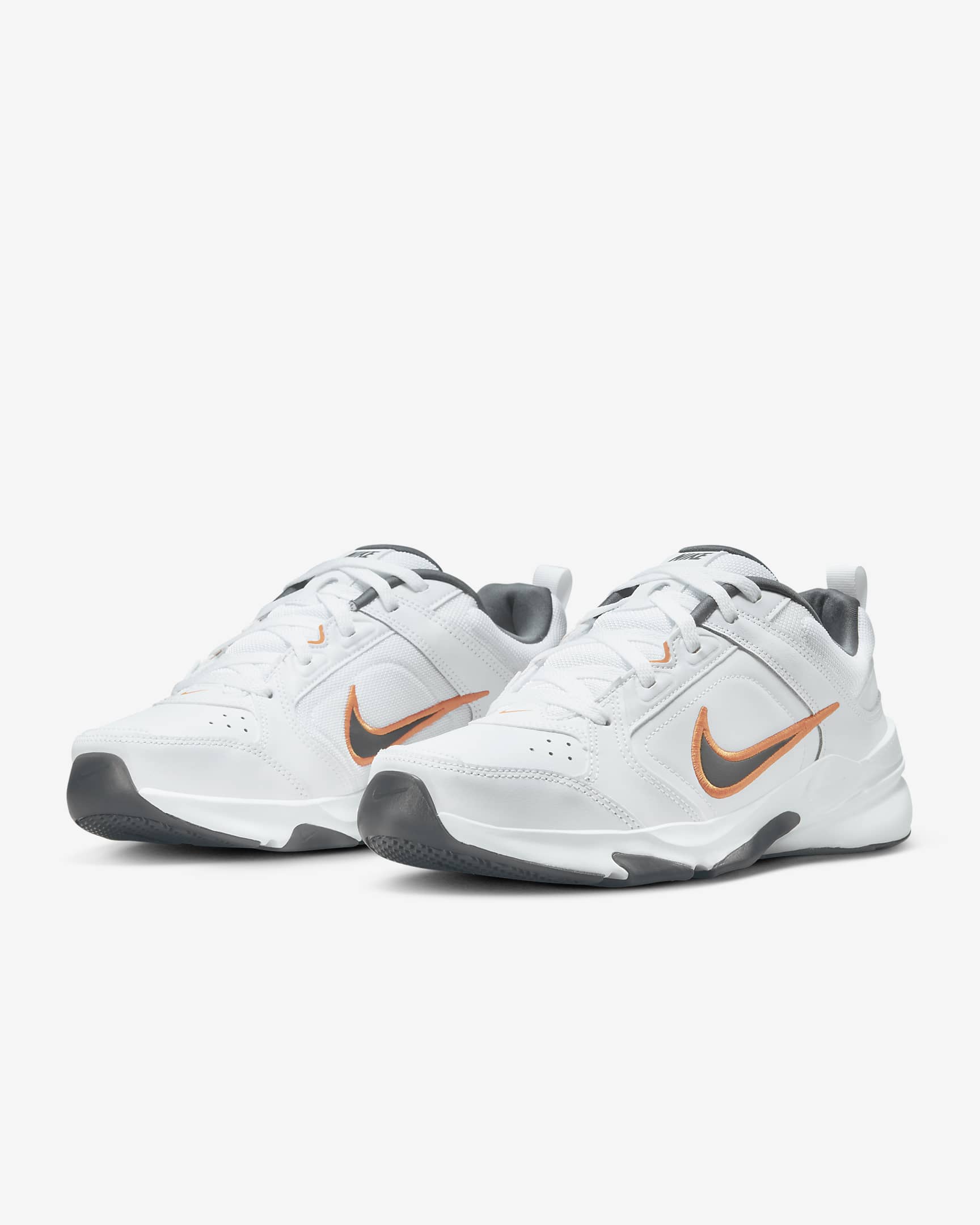 Nike Defy All Day Men's Training Shoe - White/Bright Mandarin/Iron Grey