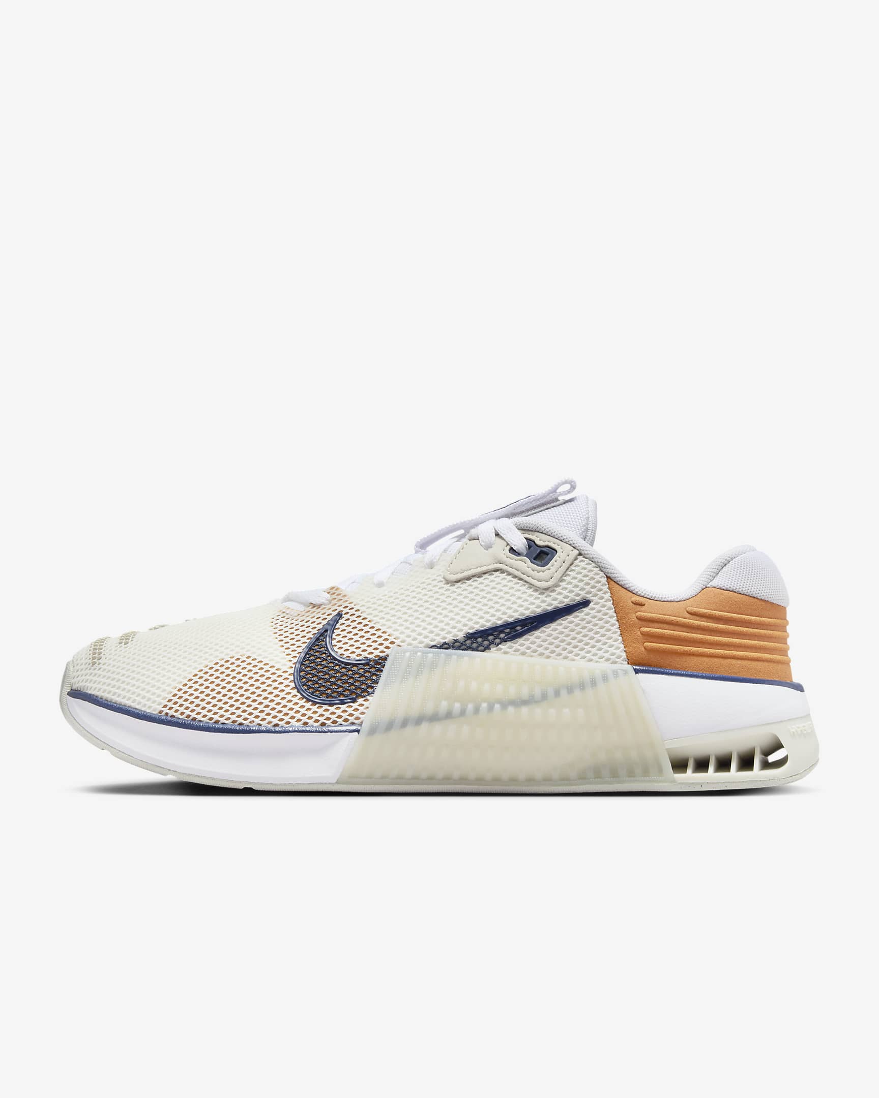 Chaussure d'entraînement Nike Metcon 9 AMP pour femme - Blanc/Light Bone/Limestone/Midnight Navy