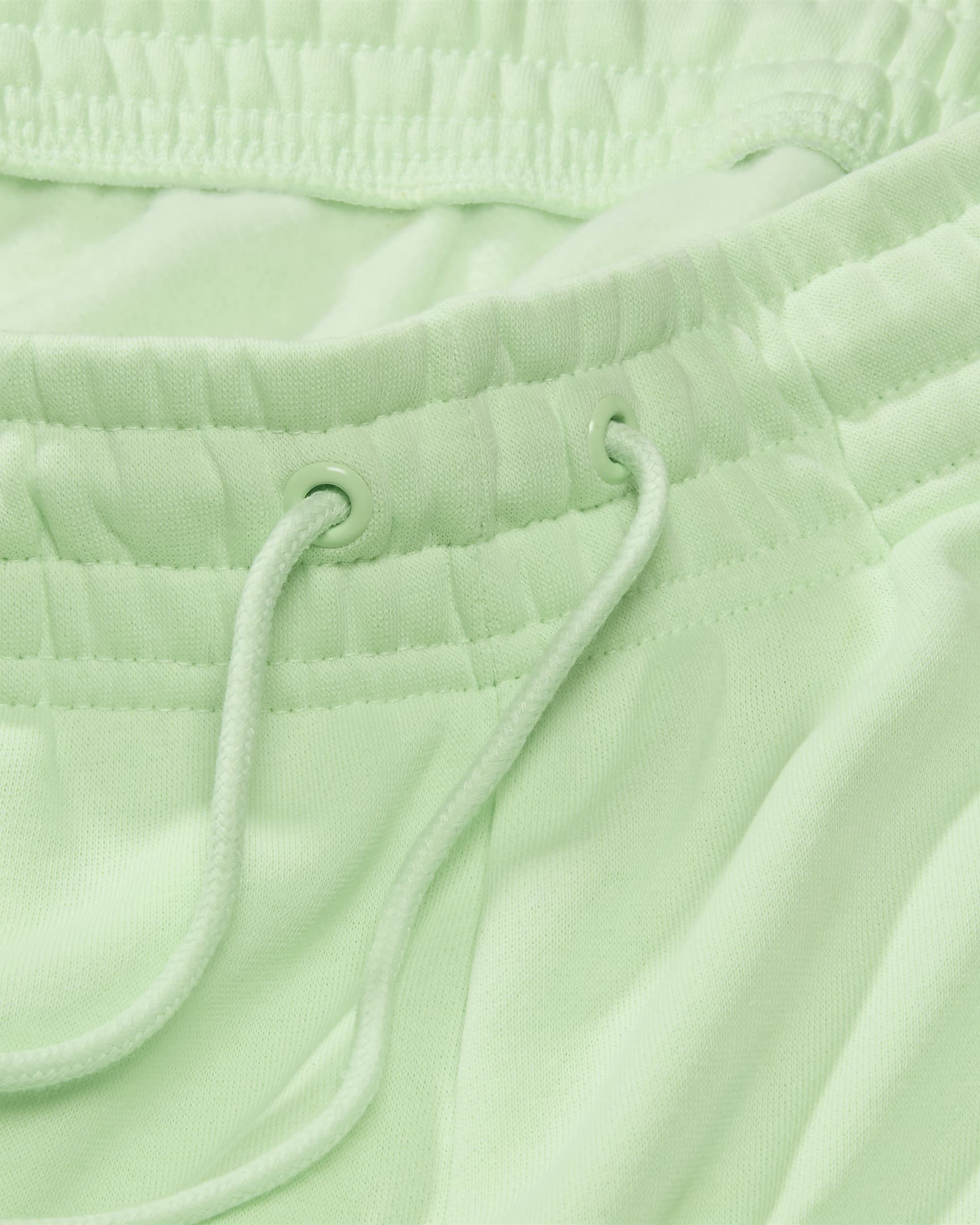 Nike Sportswear Phoenix Fleece Jogger de talle medio - Mujer - Vapor Green/Sail