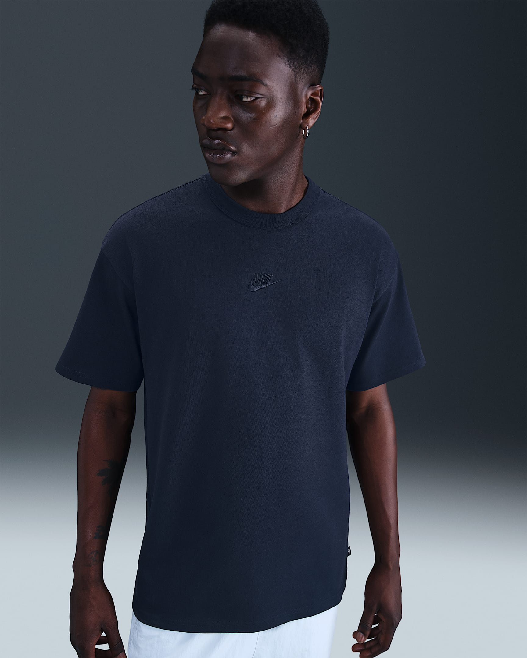Nike Sportswear Premium Essentials Men's T-Shirt - Obsidian/Obsidian