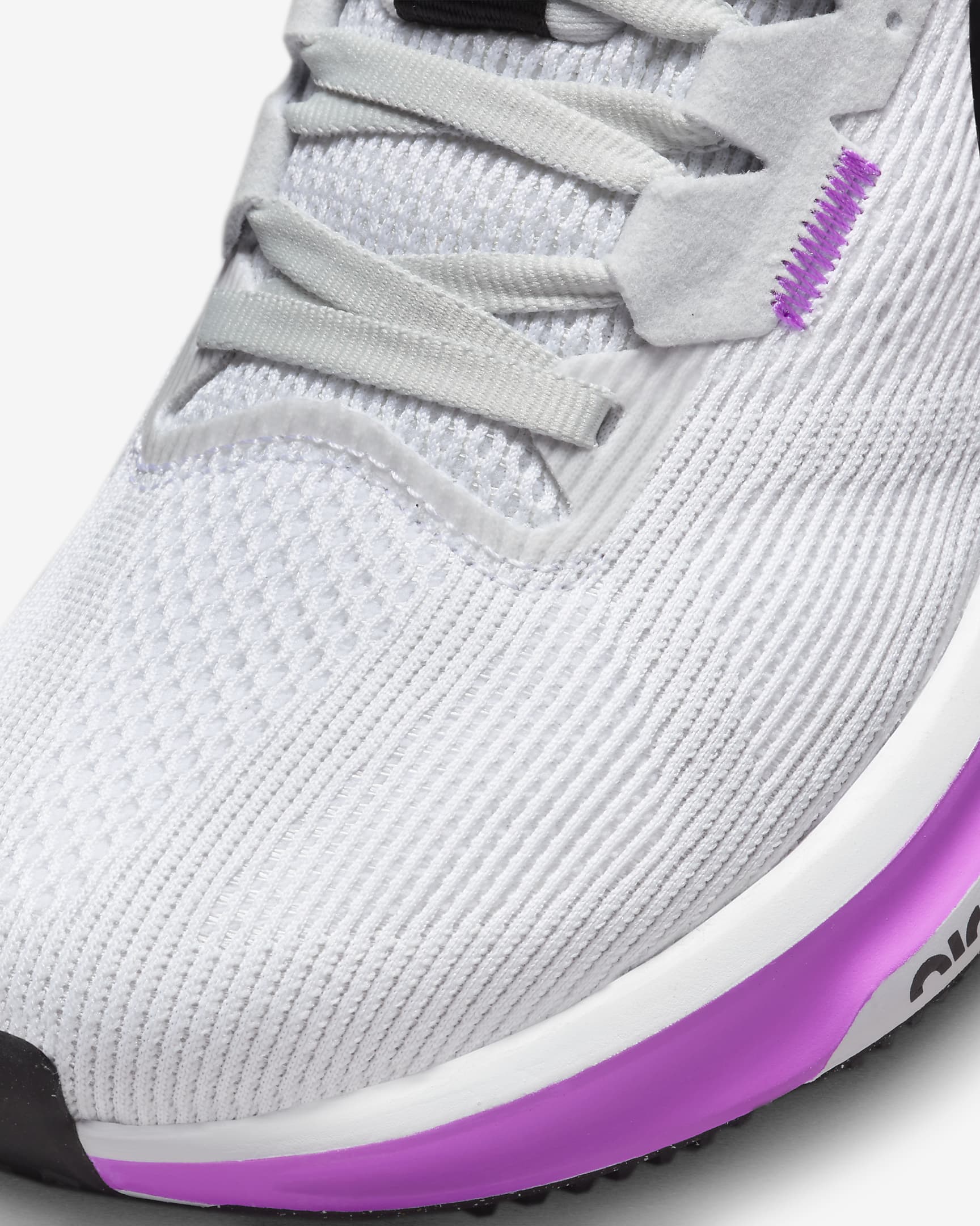 Nike Structure 25 Women's Road Running Shoes - White/Pure Platinum/Fuchsia Dream/Black