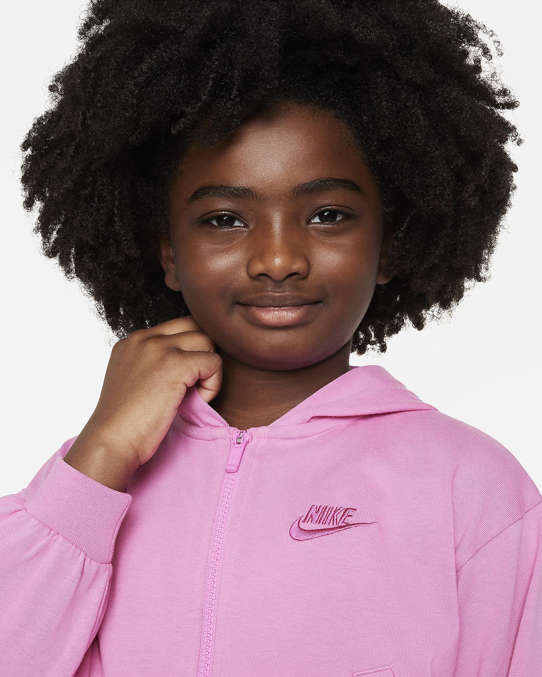 Nike Sportswear Older Kids' (Girls') Full-Zip Hoodie. Nike SE