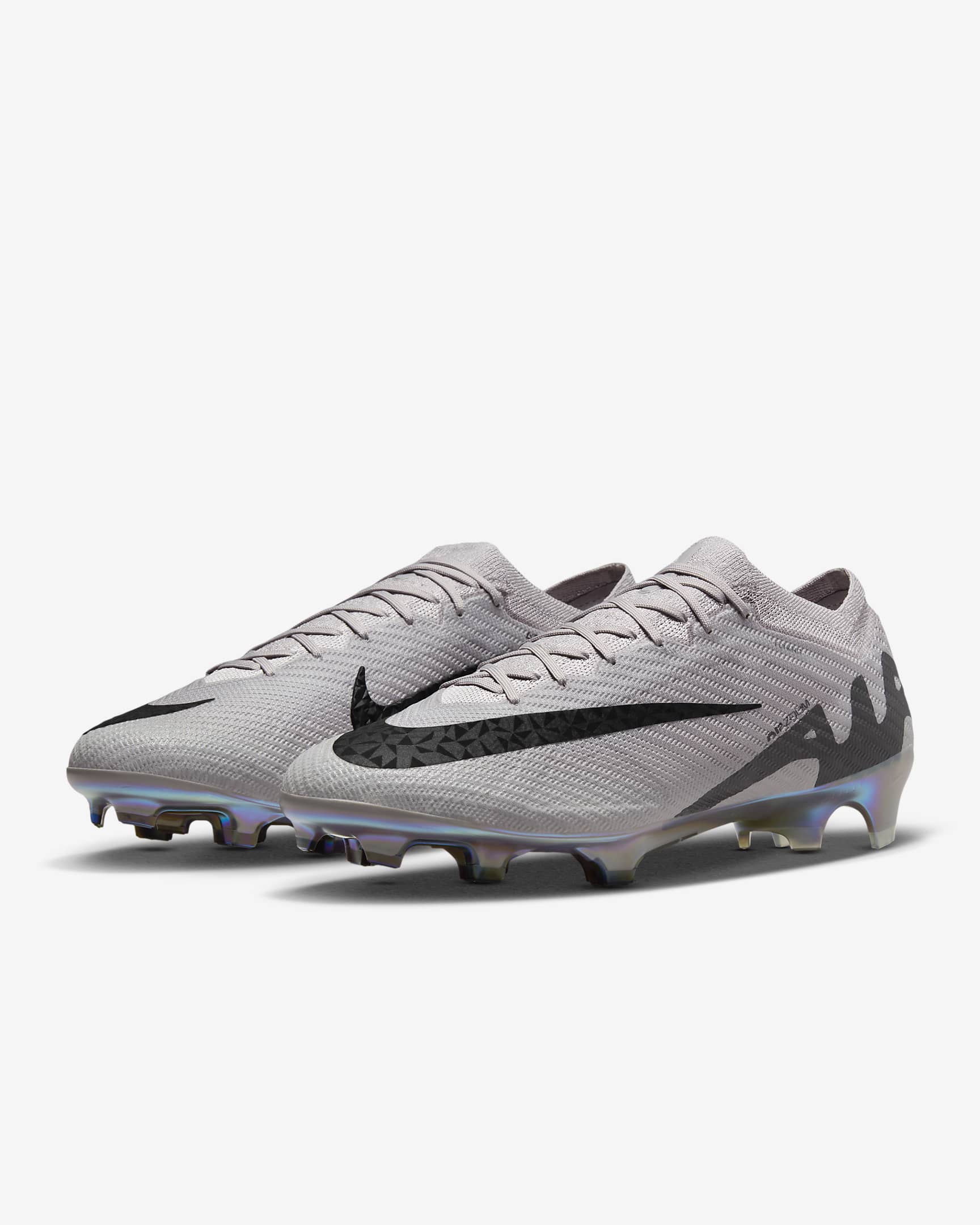 รองเท้าสตั๊ดฟุตบอลไม่หุ้มข้อ FG Nike Mercurial Vapor 15 Elite - Atmosphere Grey/ดำ