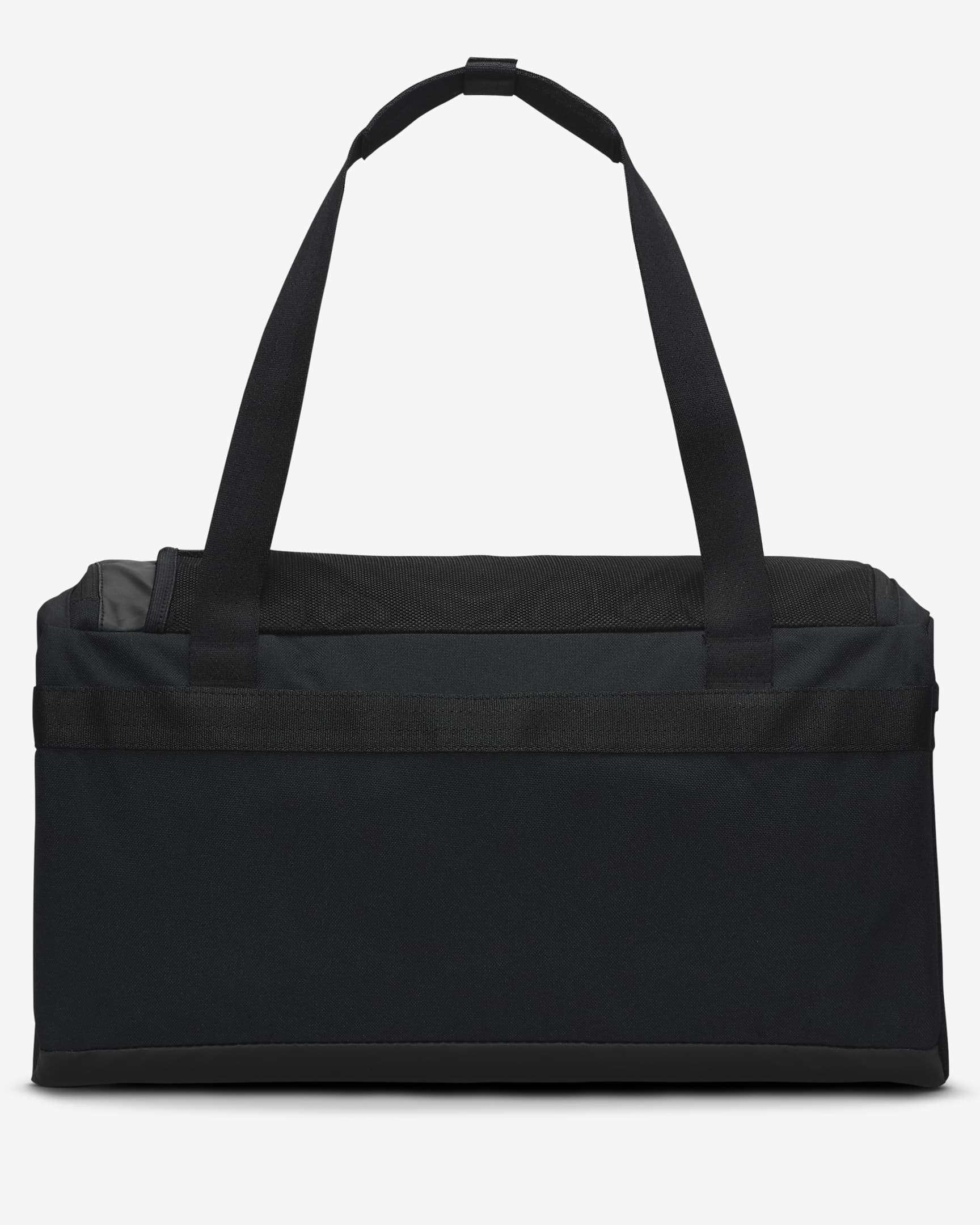 Nike Utility Power 2.0 Duffel Bag (Small, 31 L) - Black/Black/White