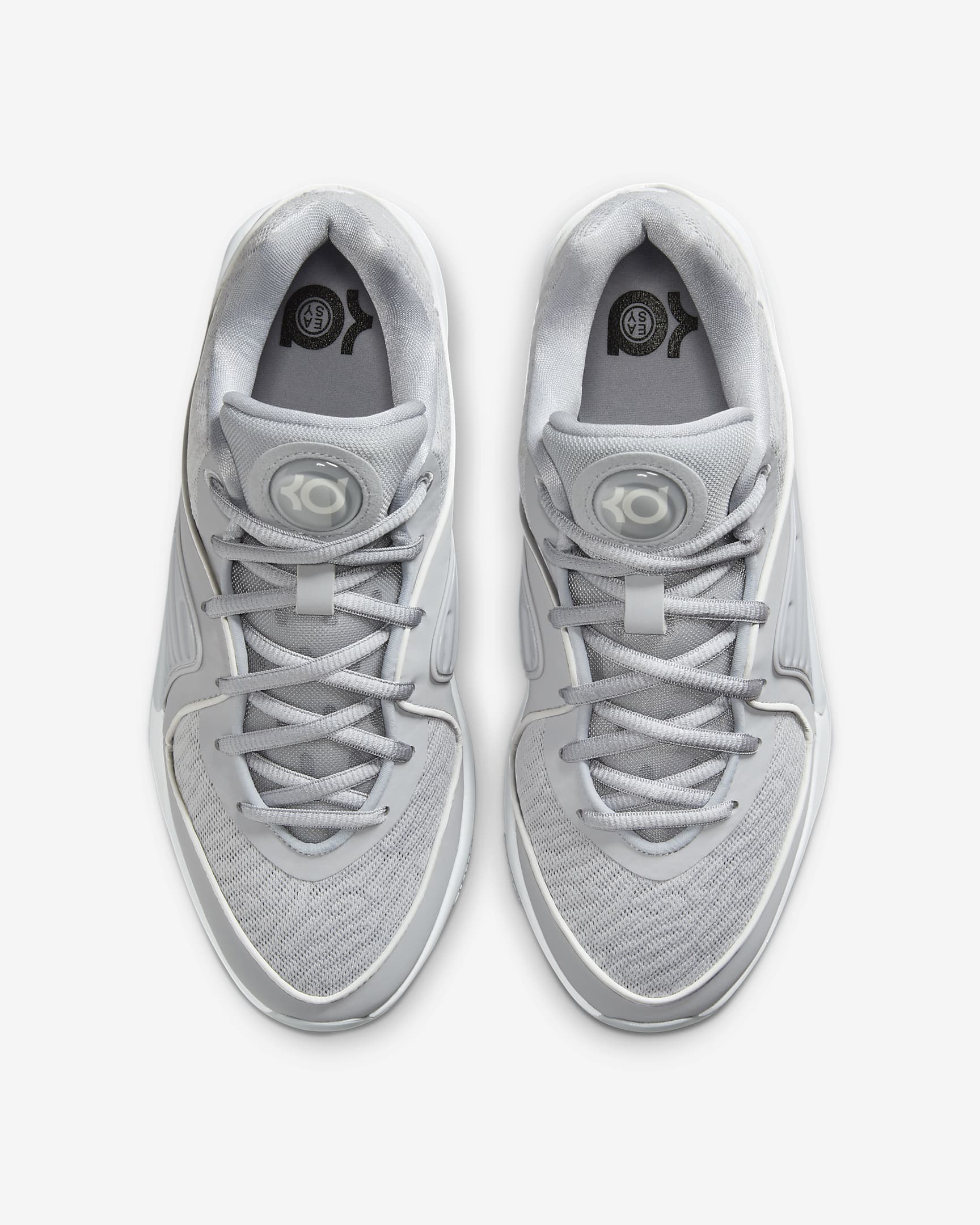 KD16 Basketball Shoes - Wolf Grey/White