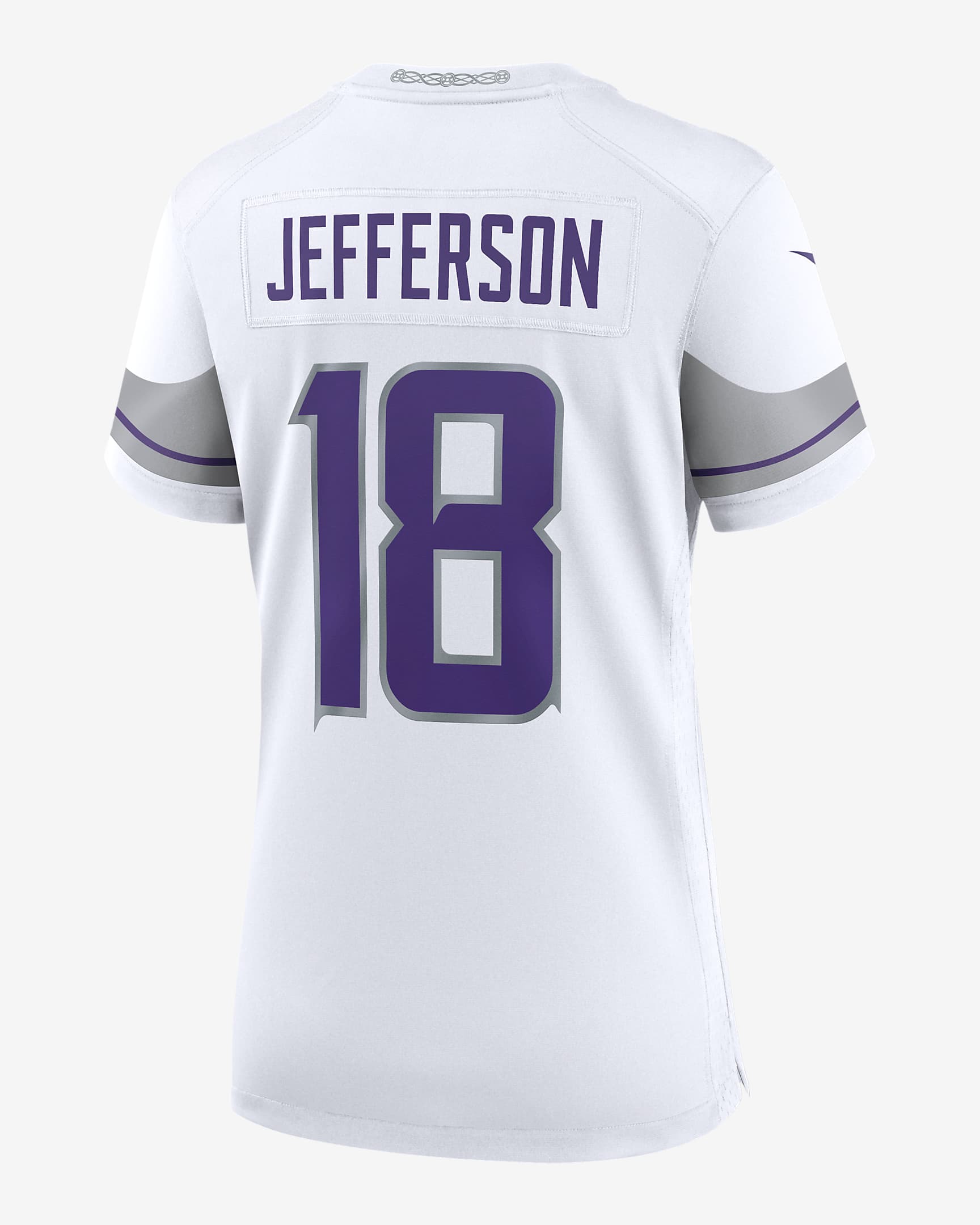 Justin Jefferson Minnesota Vikings Women's Nike NFL Game Football Jersey - White