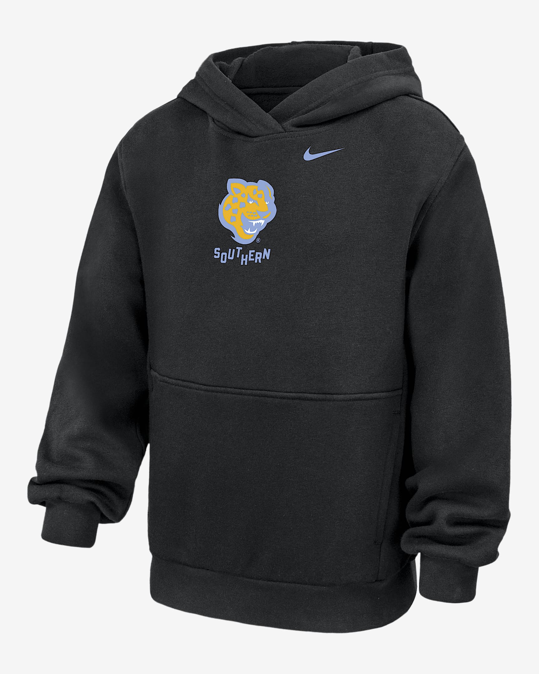 Southern University and A&M College Club Fleece Big Kids' Nike College Hoodie - Black