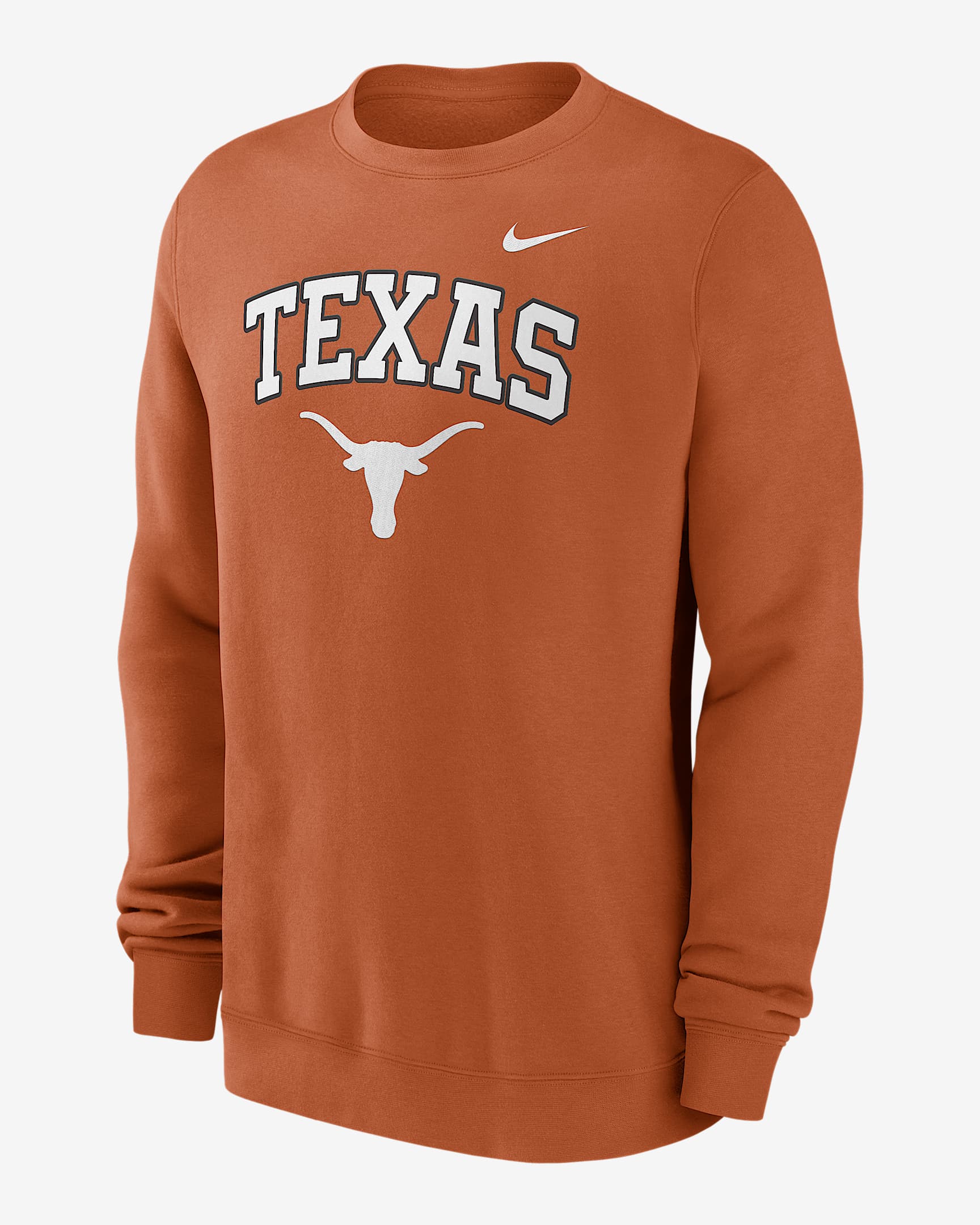 Texas Arch Men's Nike College Pullover Crew - Burnt Orange