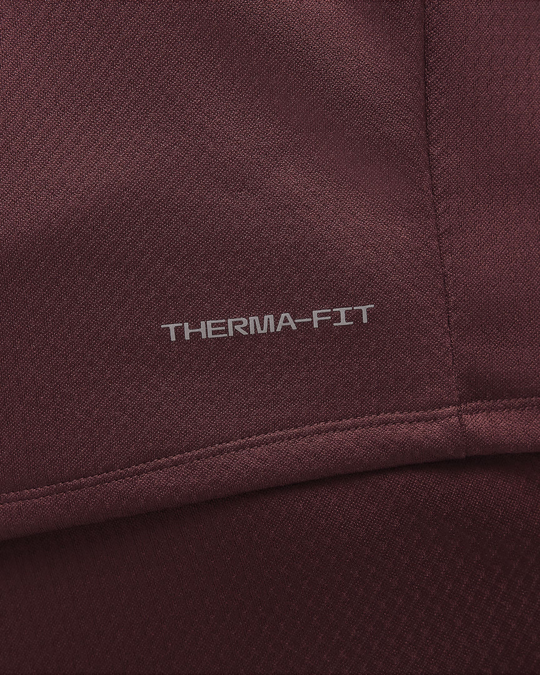 Maglia da running idrorepellente con zip a metà lunghezza Therma-FIT Nike Sphere – Uomo - Burgundy Crush