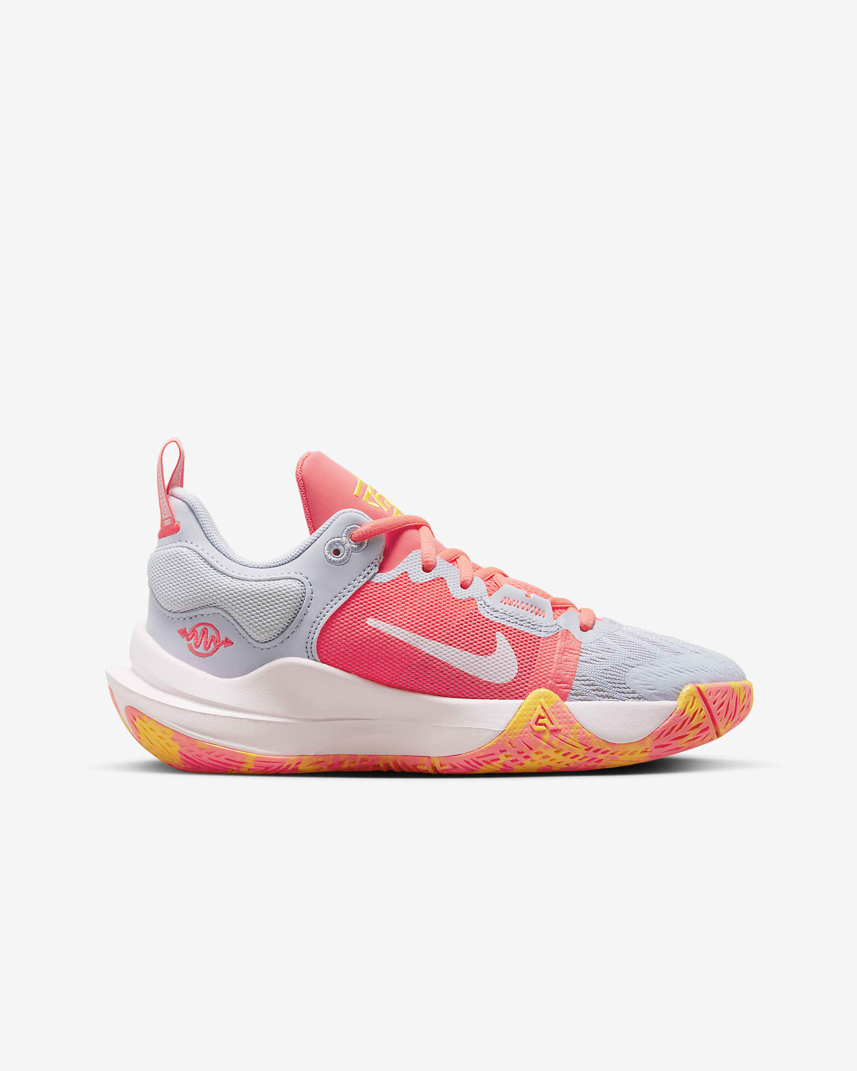 Giannis Immortality 2 Older Kids' Basketball Shoes - Hot Punch/Pink Foam/Laser Orange/University Blue