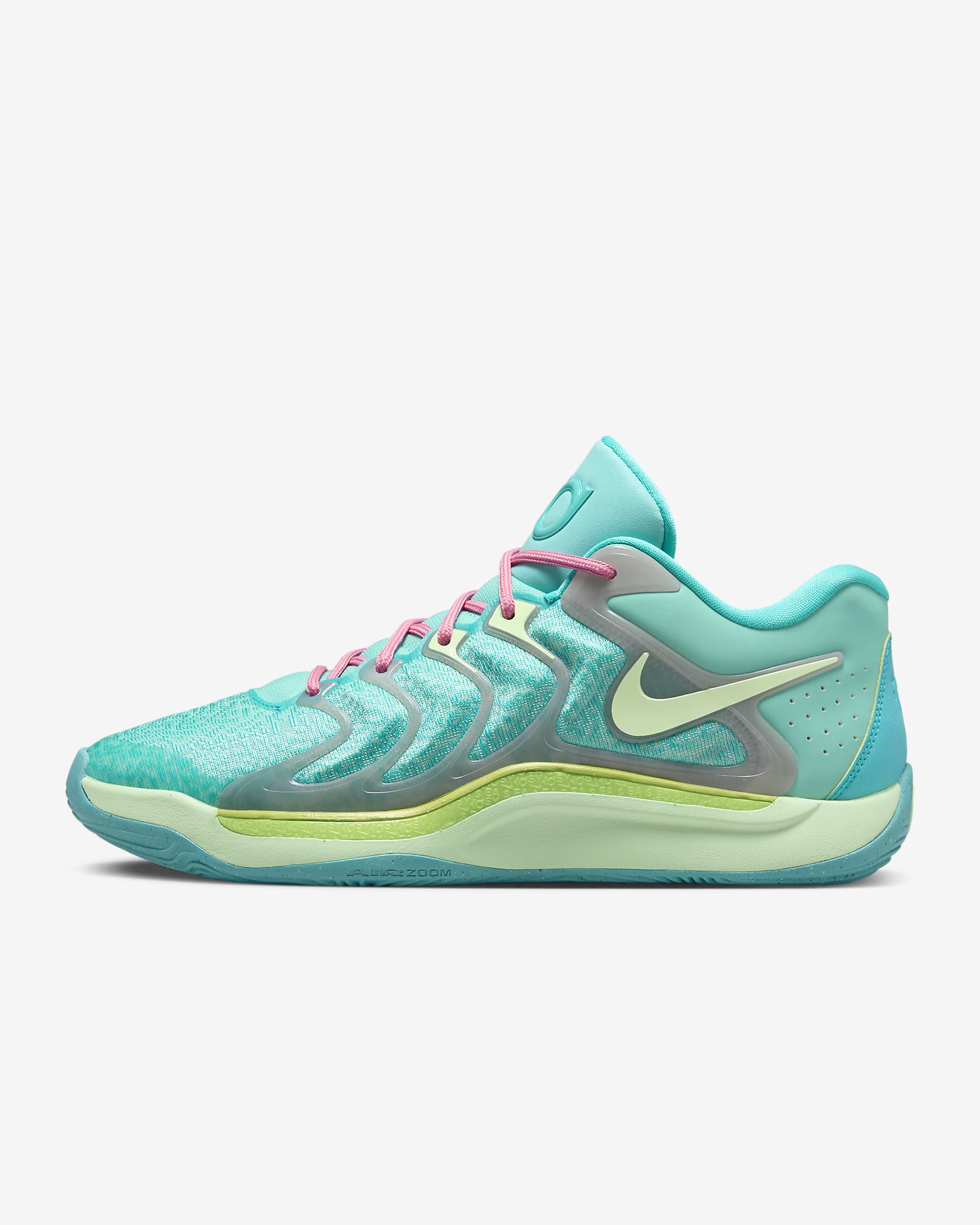 KD17 x Jonquel Jones-basketballsko - Dusty Cactus/Green Frost/Coral Chalk/Vapor Green