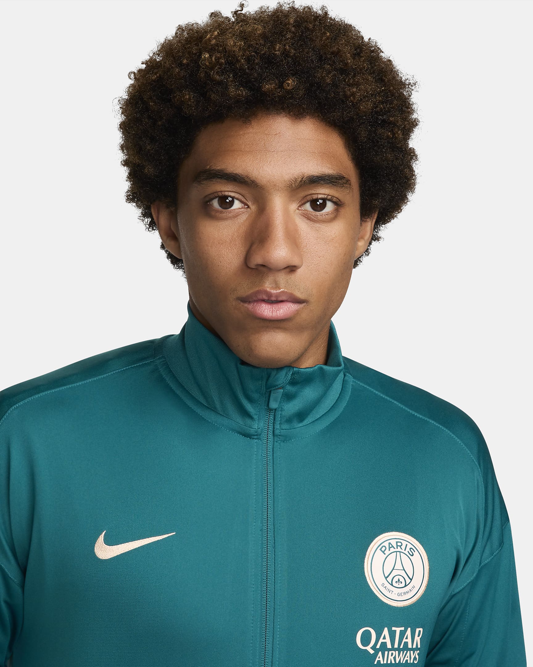 Paris Saint-Germain Strike Men's Nike Dri-FIT Football Knit Tracksuit - Geode Teal/Bordeaux/Guava Ice