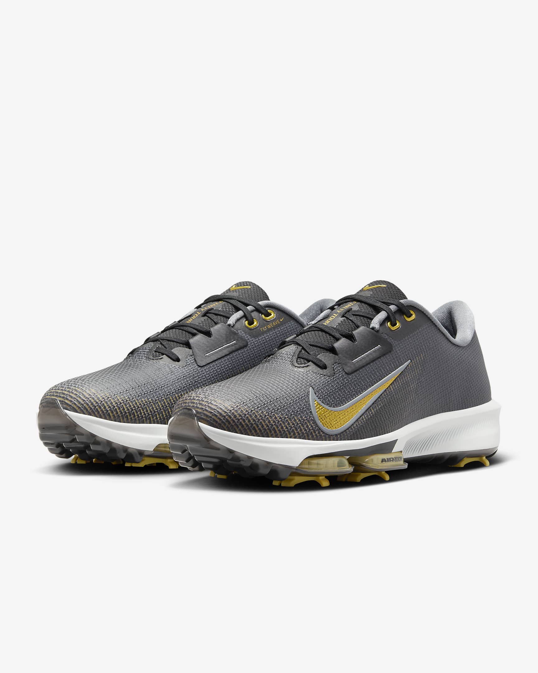 Nike Infinity Tour 2 Golfschuh - Schwarz/Cool Grey/Pure Platinum/Infinite Gold