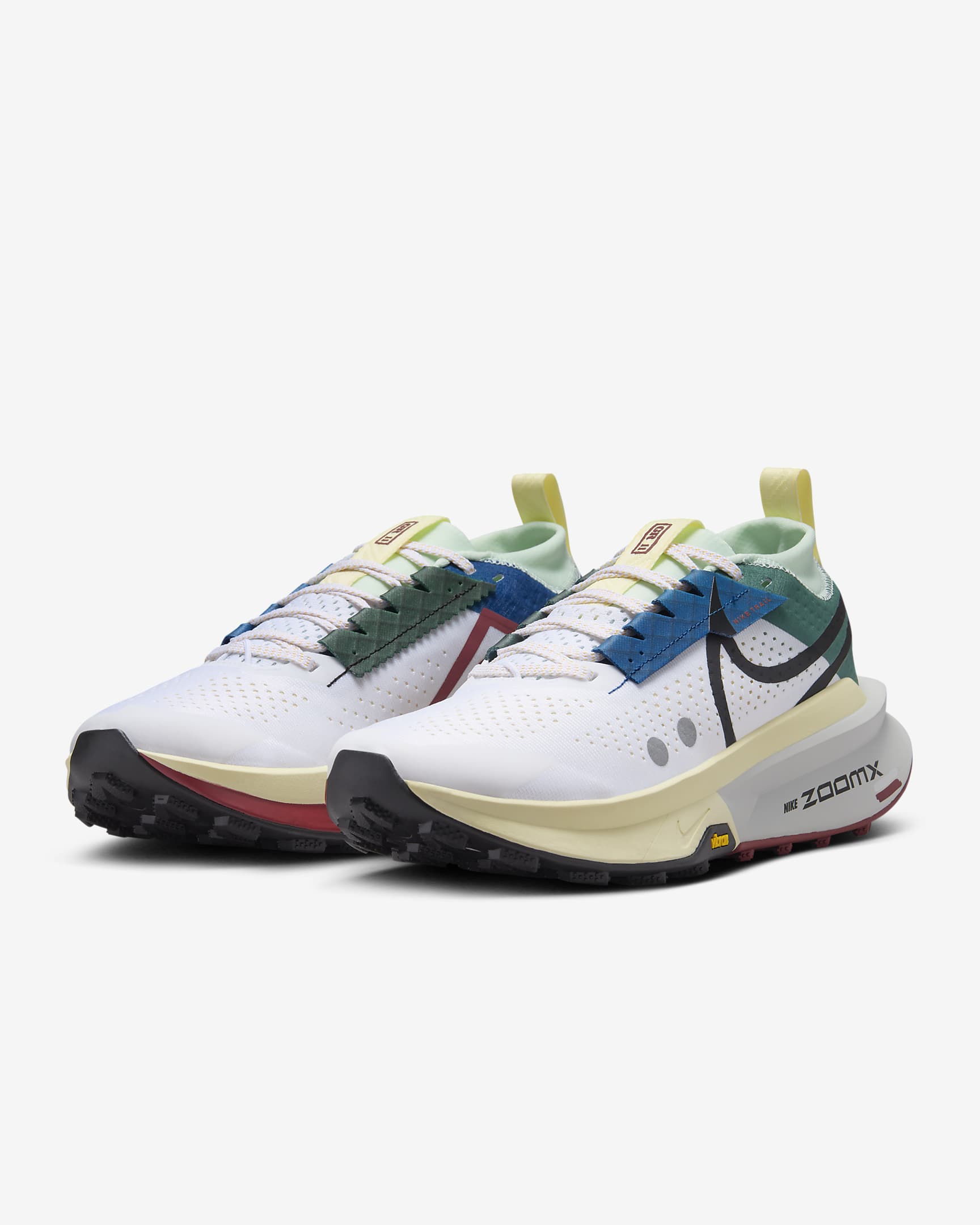 Tenis de trail running para mujer Nike Zegama 2 - Blanco/De costa a costa/Azul cancha/Negro