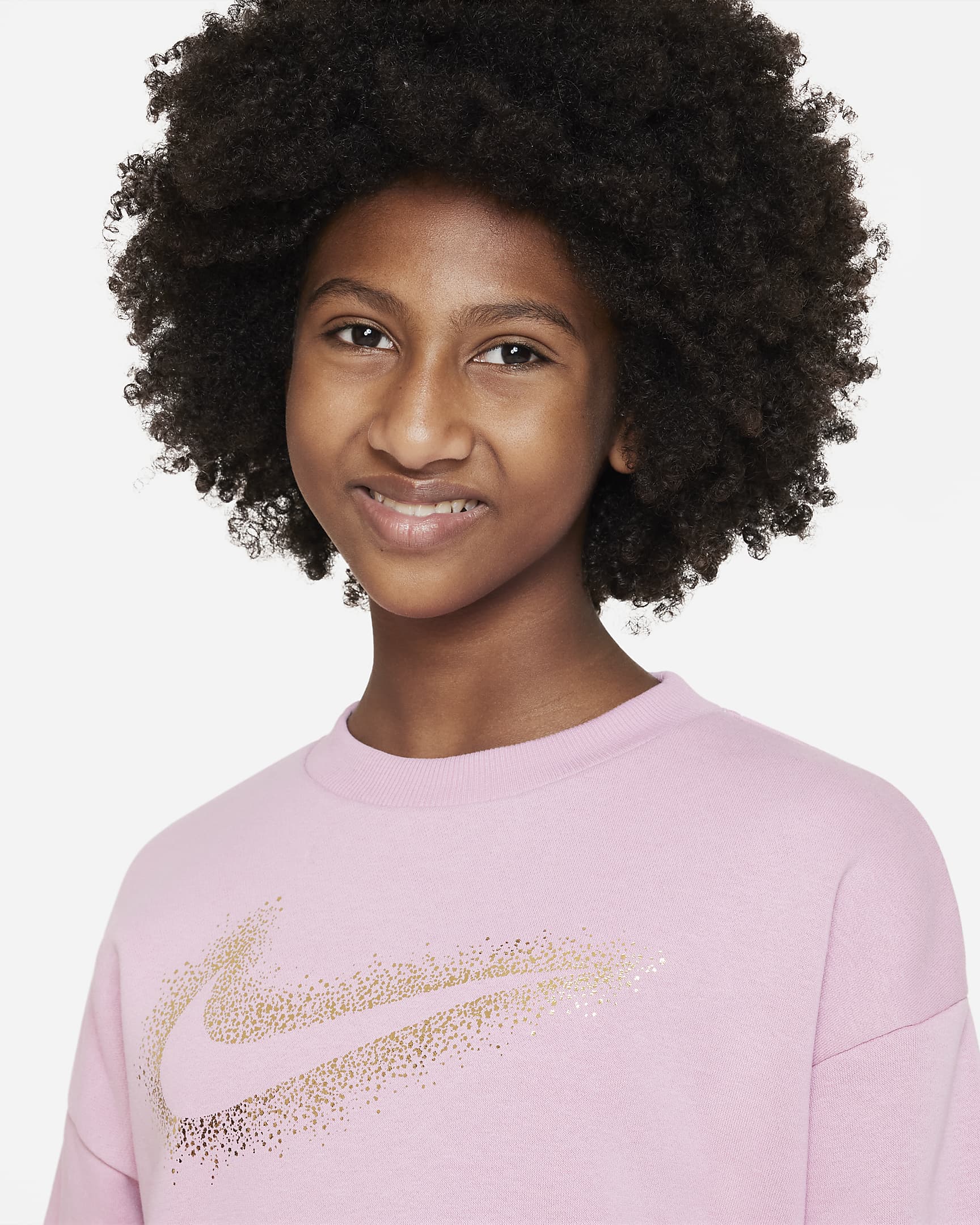 Nike Sportswear Icon Fleece Older Kids' (Girls') Sweatshirt. Nike UK