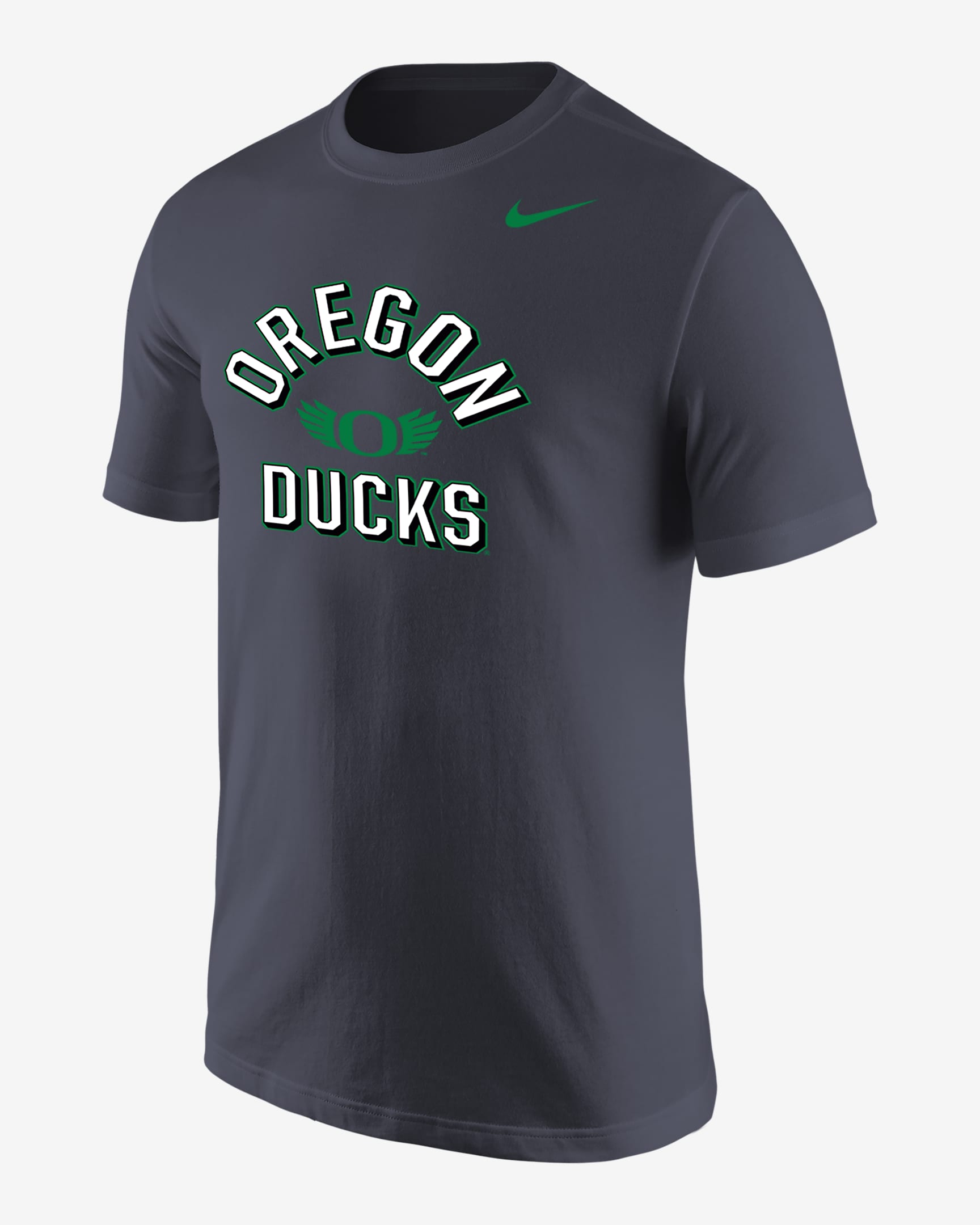 Oregon Men's Nike College 365 T-Shirt - Anthracite