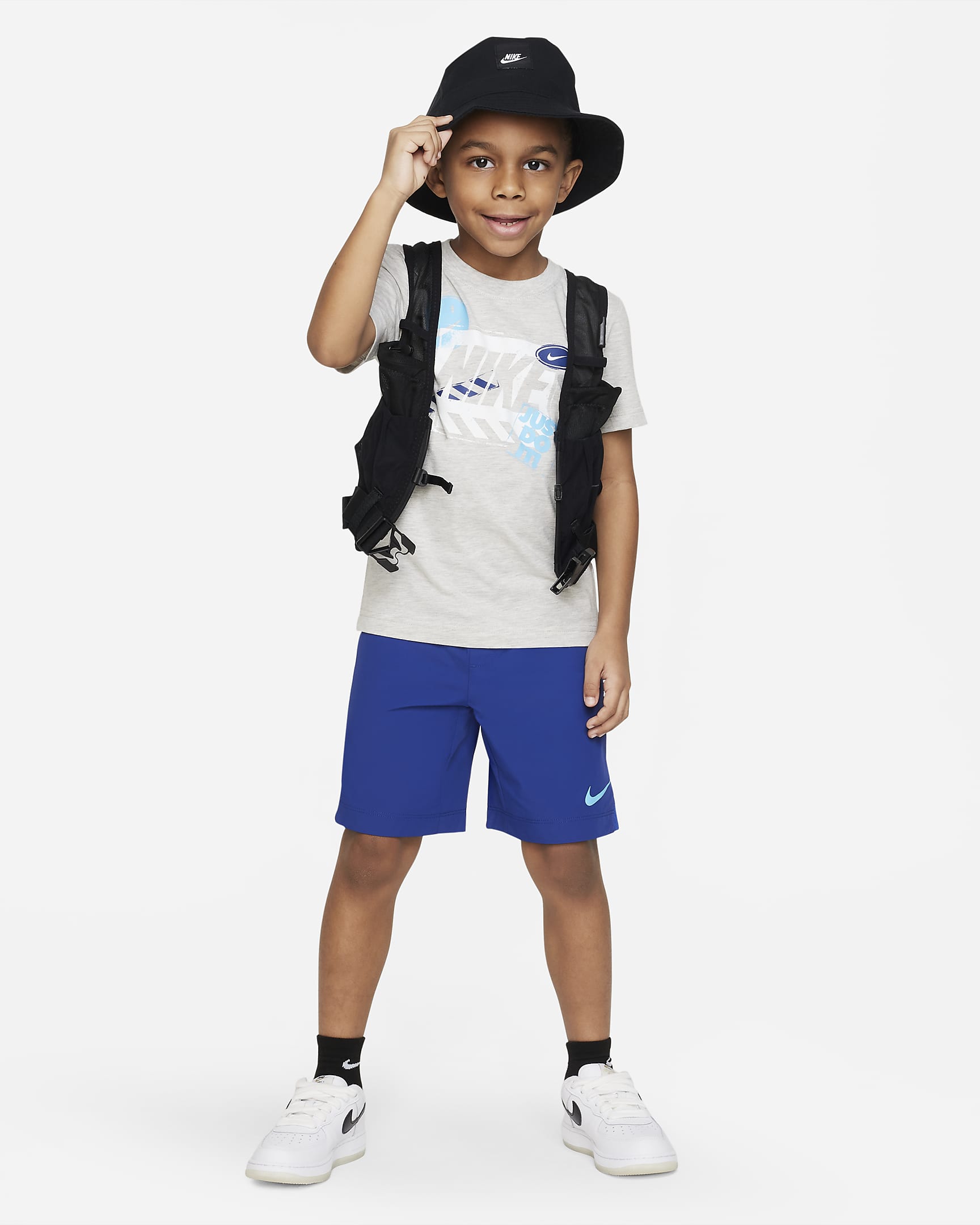 Nike Hazard Stamp Tee Little Kids' T-Shirt. Nike JP