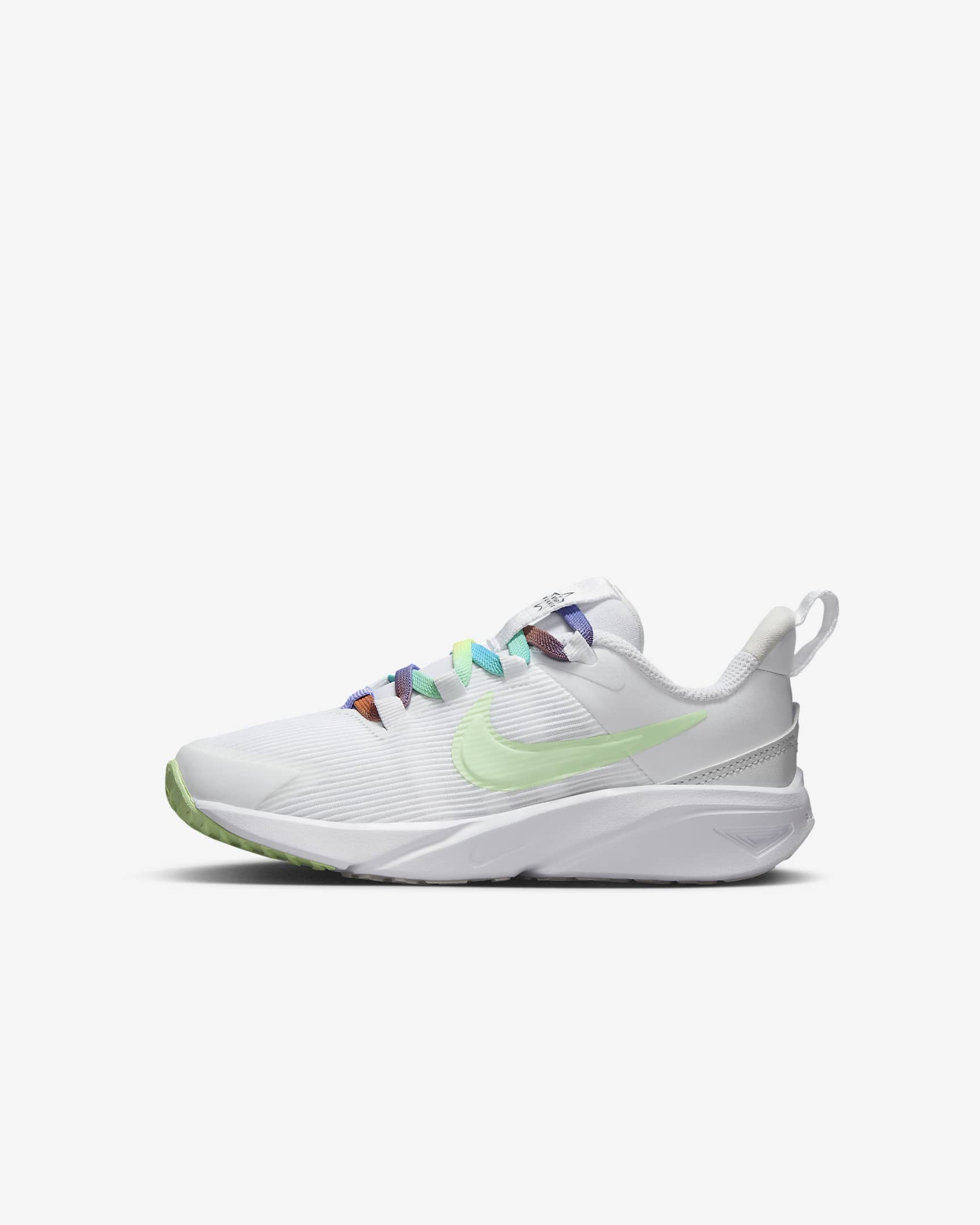 Nike Star Runner 4 Next Nature SE Little Kids' Shoes - White/Photon Dust/Total Orange/Vapor Green