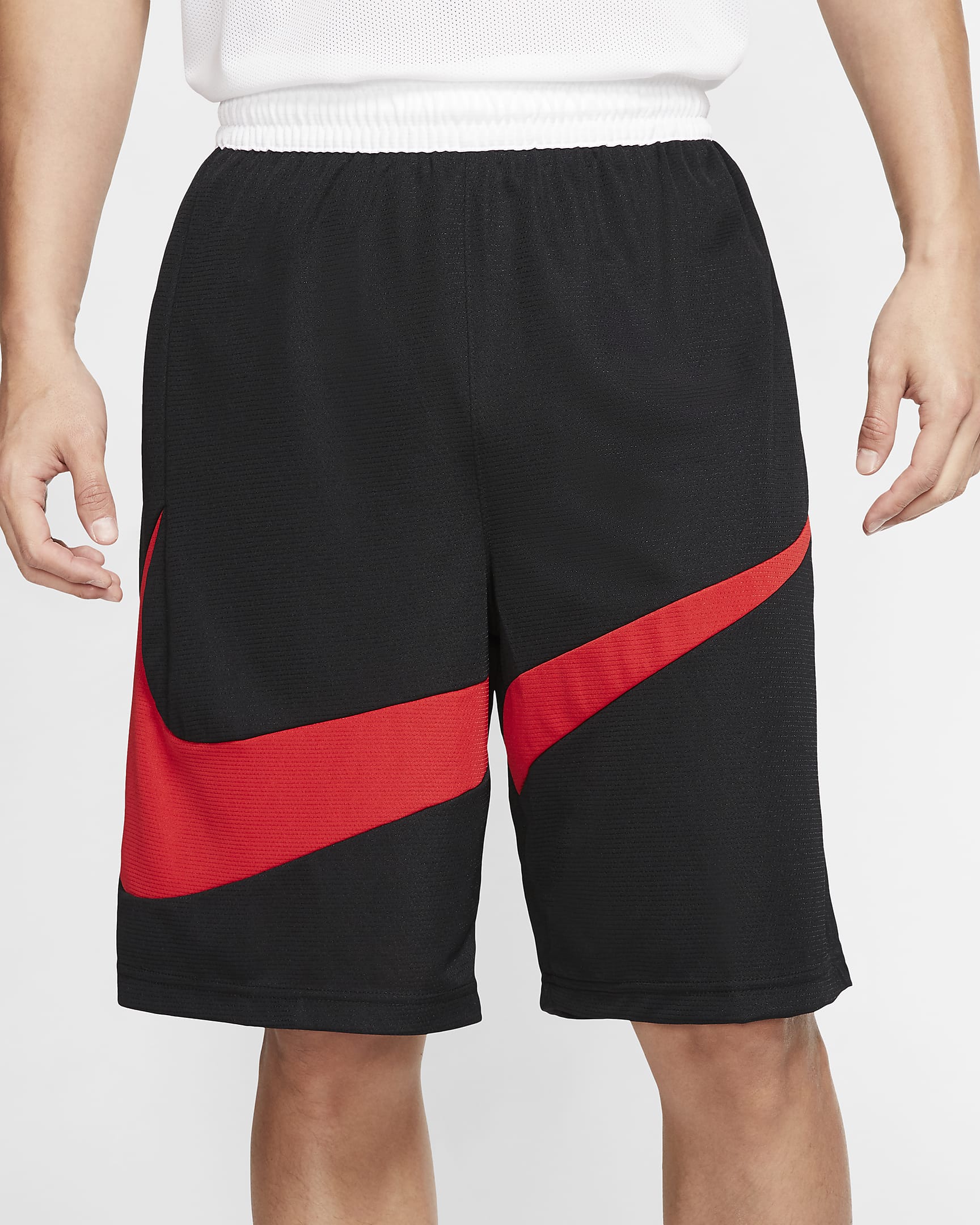 Nike Dri-FIT Basketball Shorts - Black/University Red